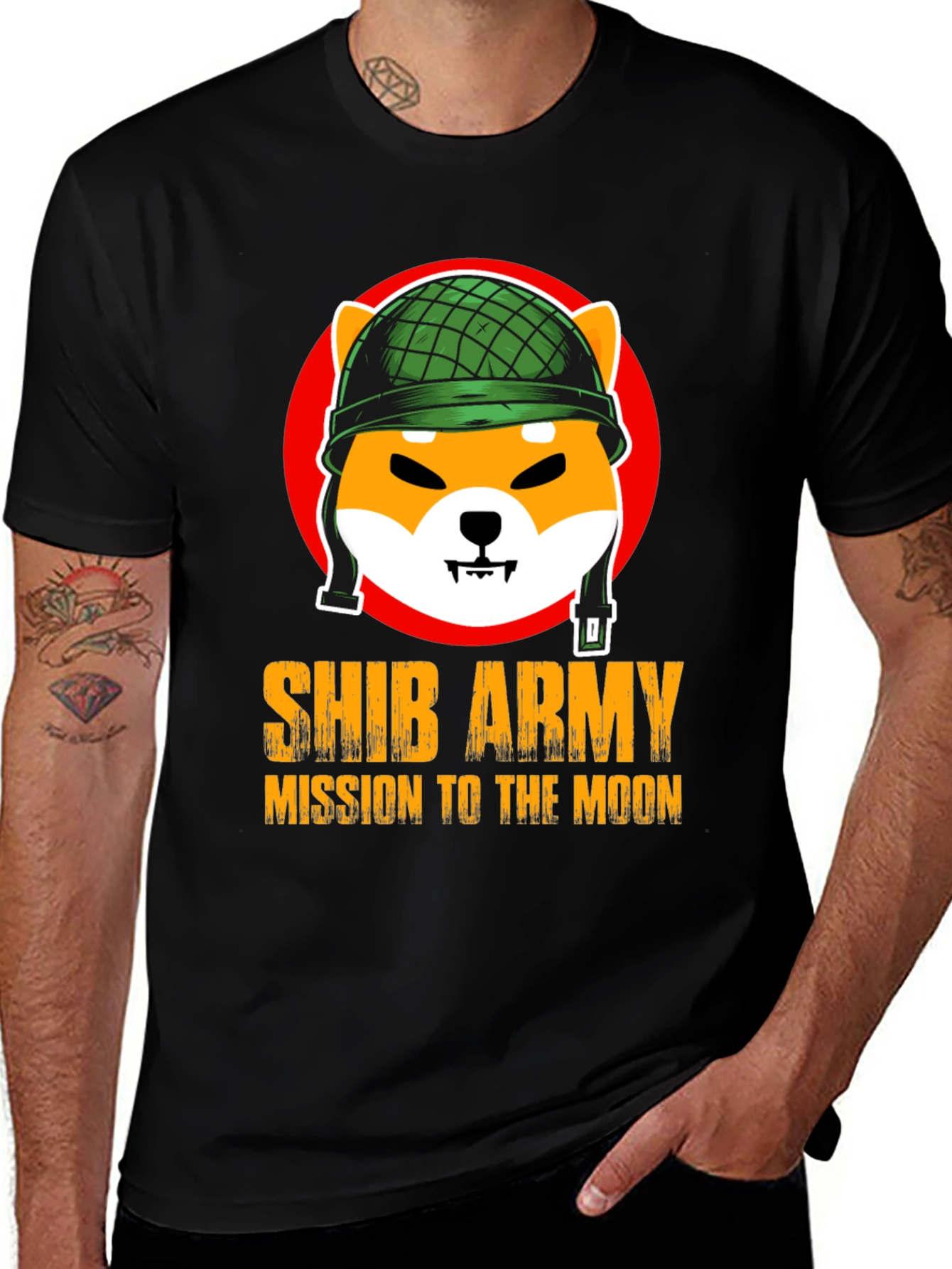 Shib Army Mission T-Shirt - Doge to the Moon!