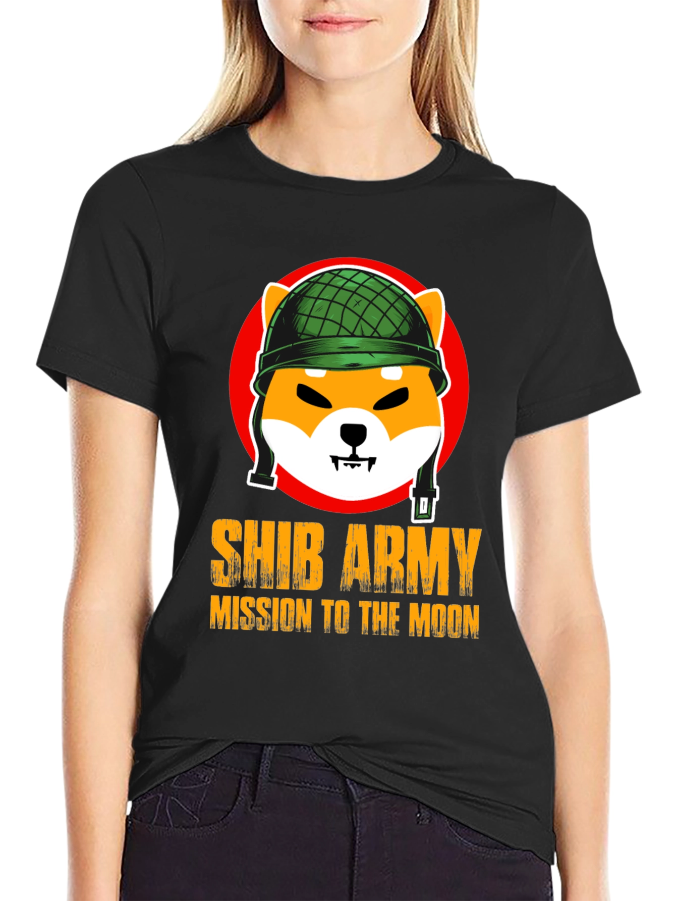 Shib Army Mission T-Shirt - Doge to the Moon!