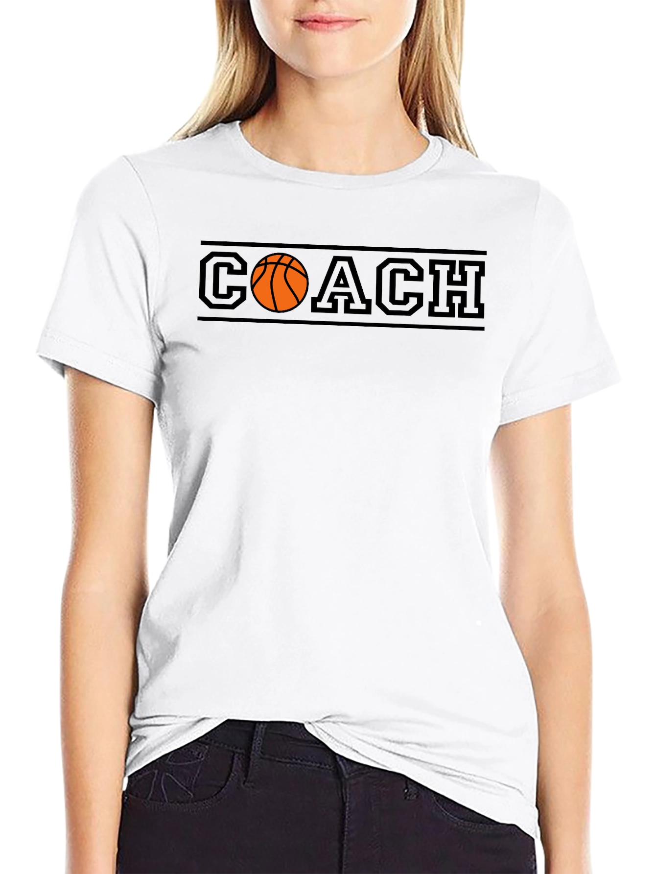 Basketball Coach Graphic T-Shirt