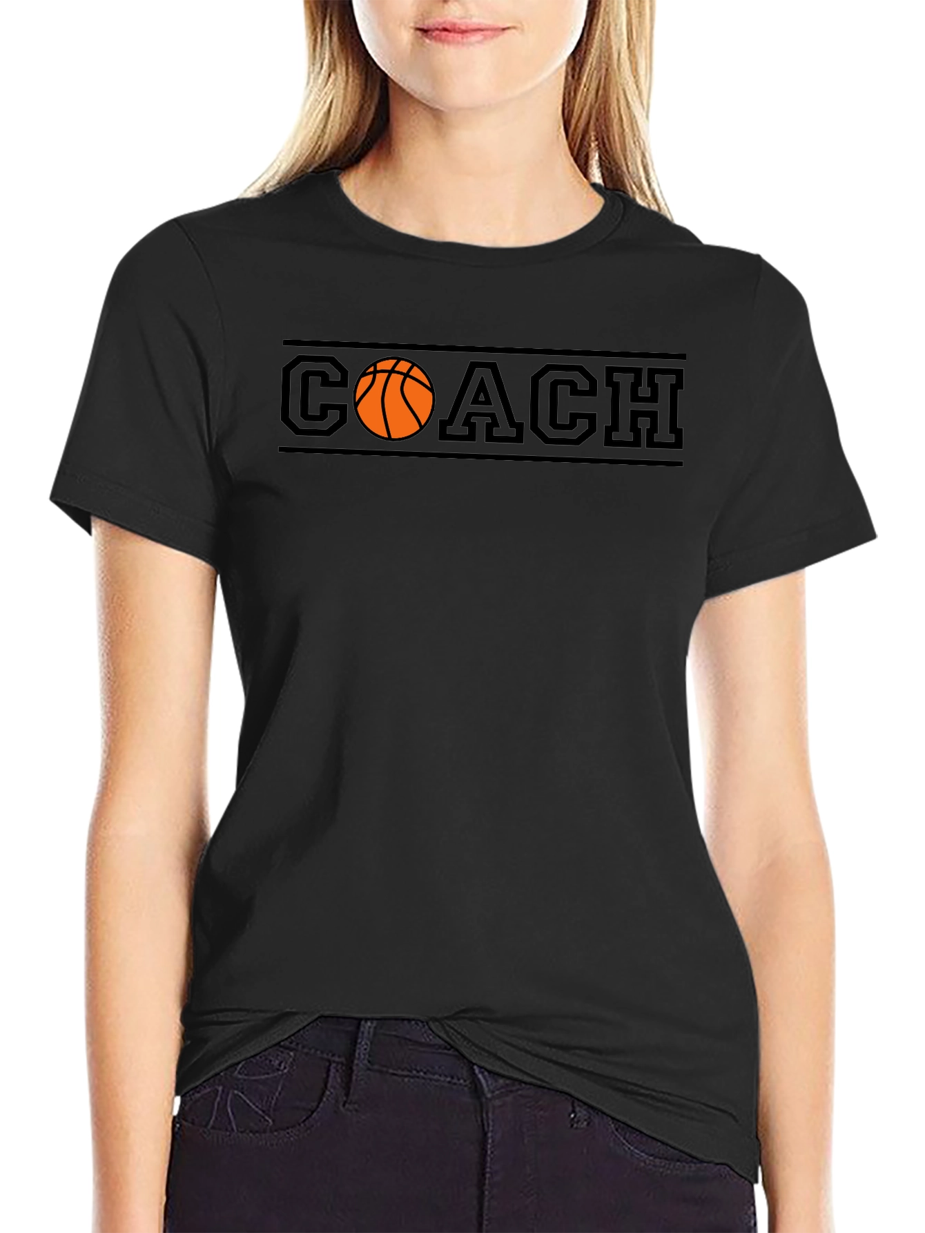 Basketball Coach Graphic T-Shirt