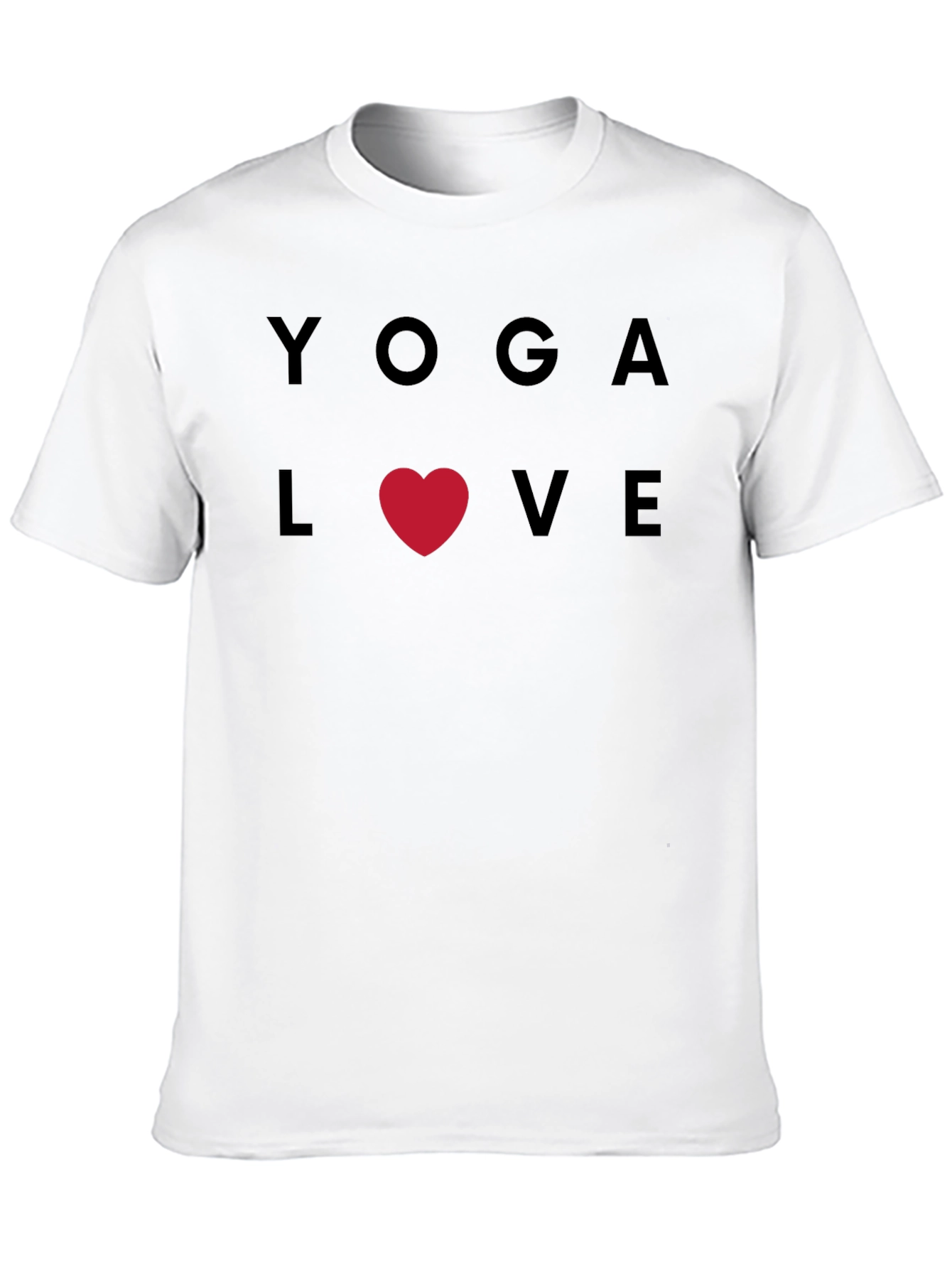 Yoga Love Graphic Tee - Soft Cotton T-Shirt