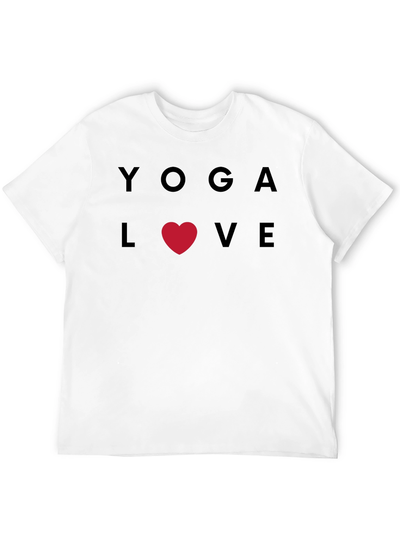 Yoga Love Graphic Tee - Soft Cotton T-Shirt