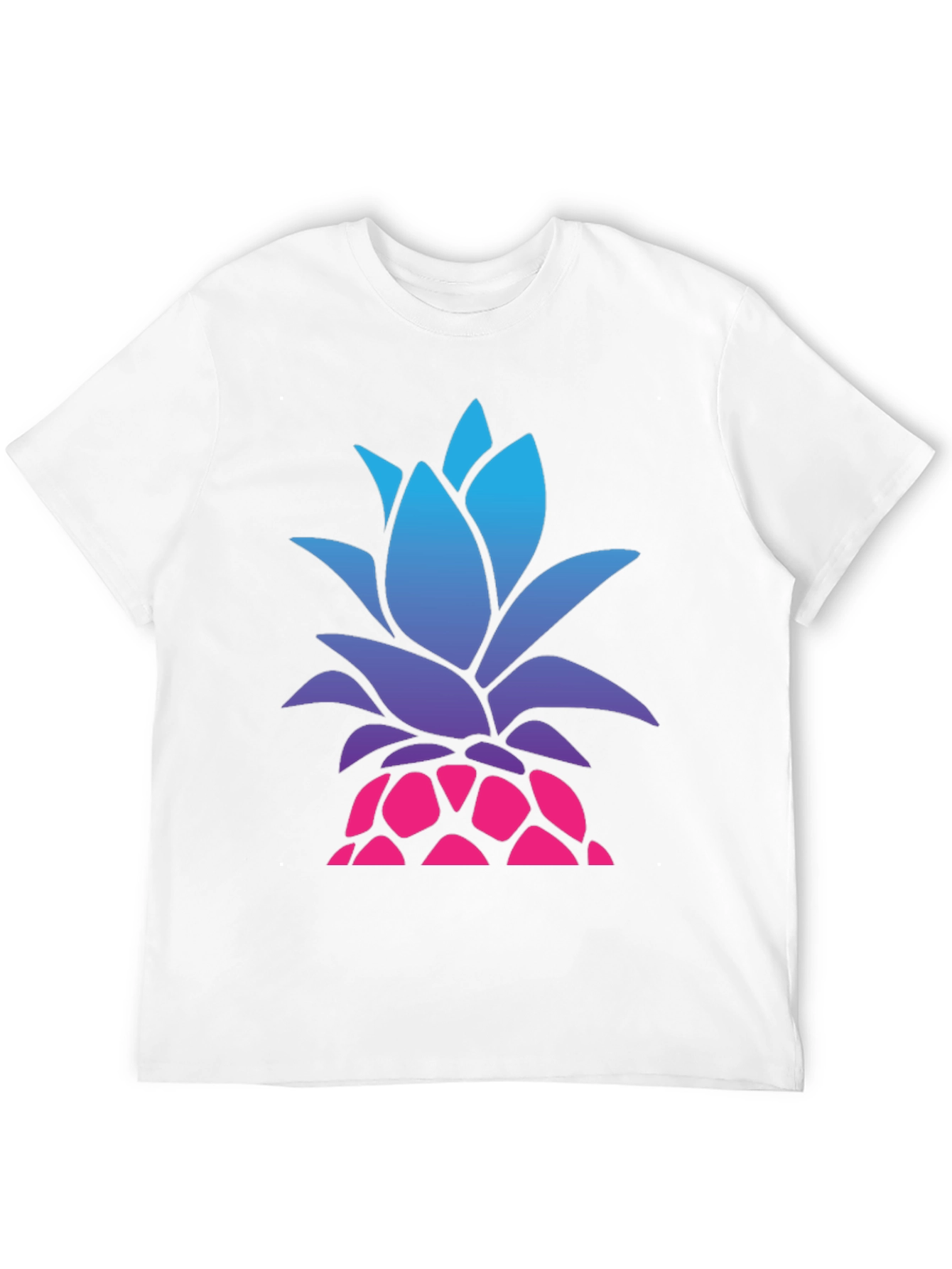 Mens Black Pineapple Graphic Tee