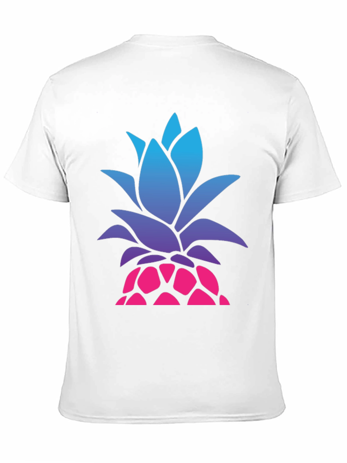 Mens Black Pineapple Graphic Tee
