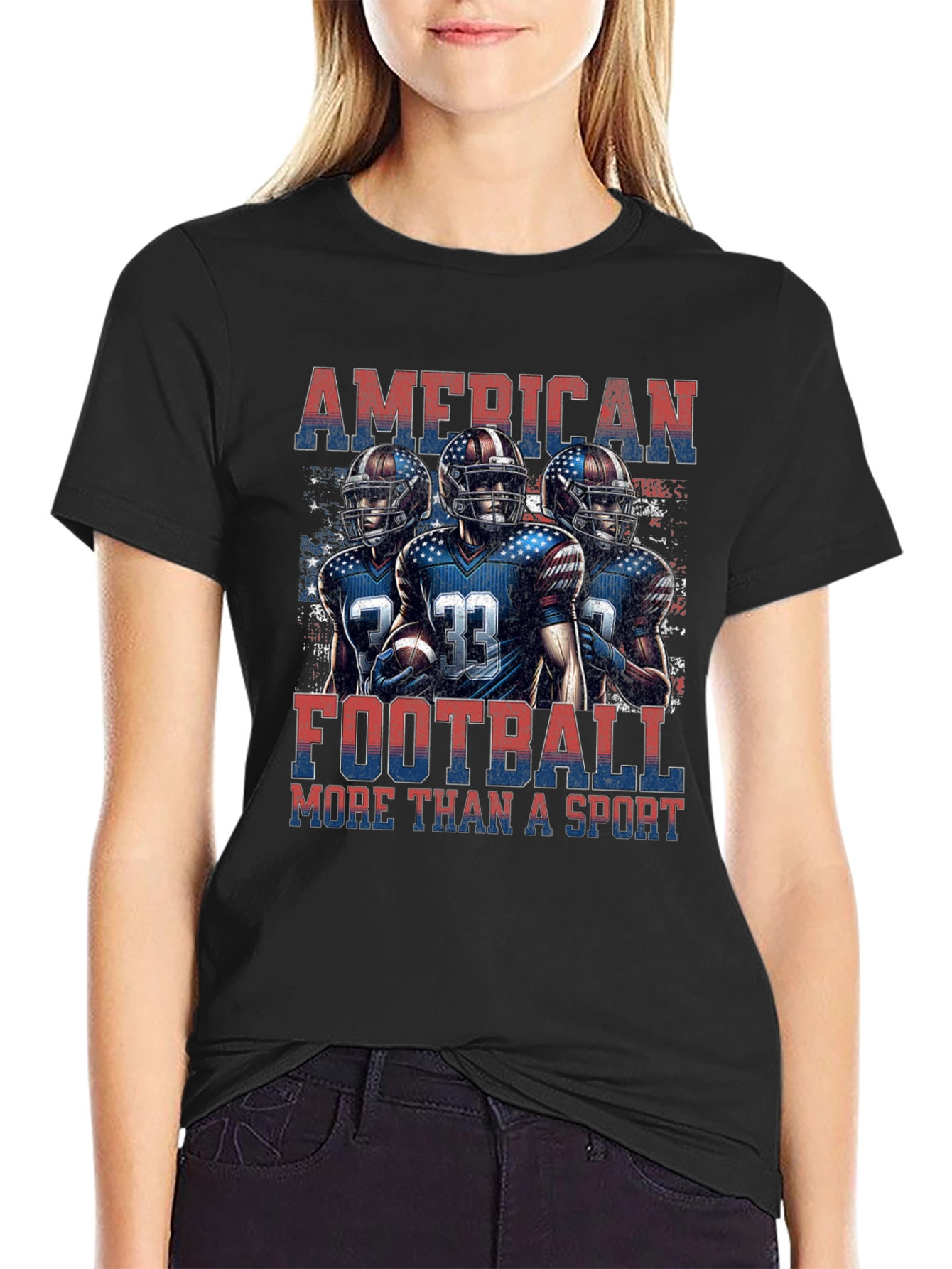 American Football Patriotic T-Shirt