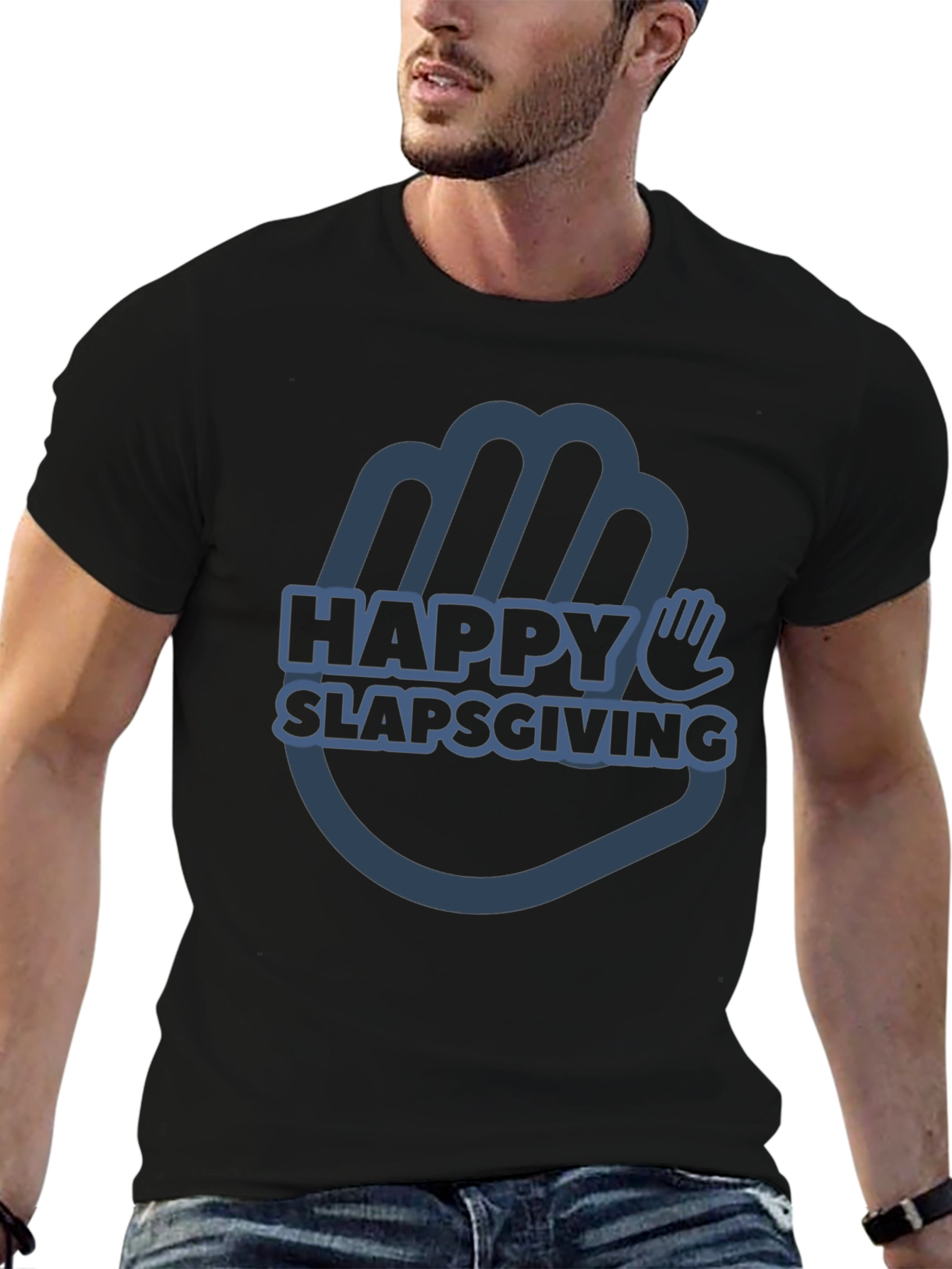 Happy Slapsgiving T-Shirt - Funny Thanksgiving Tee