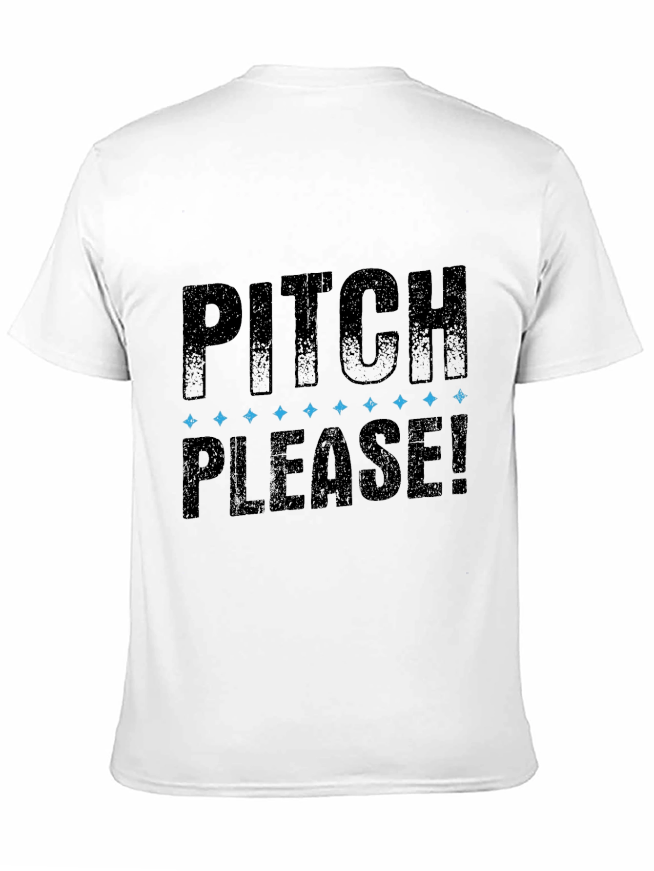 Pitch Please! Mens Black Graphic T-Shirt