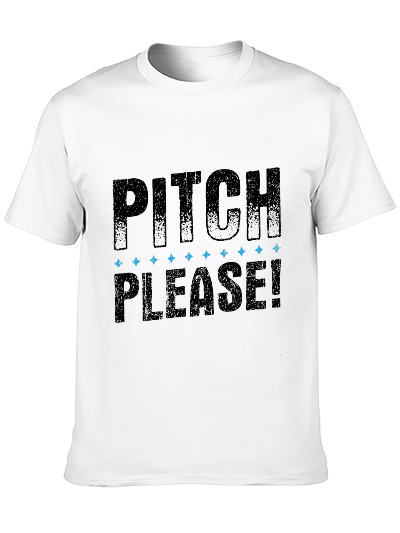 Pitch Please! Mens Black Graphic T-Shirt