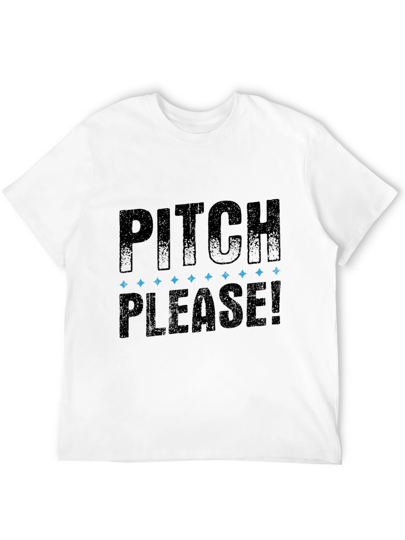 Pitch Please! Mens Black Graphic T-Shirt