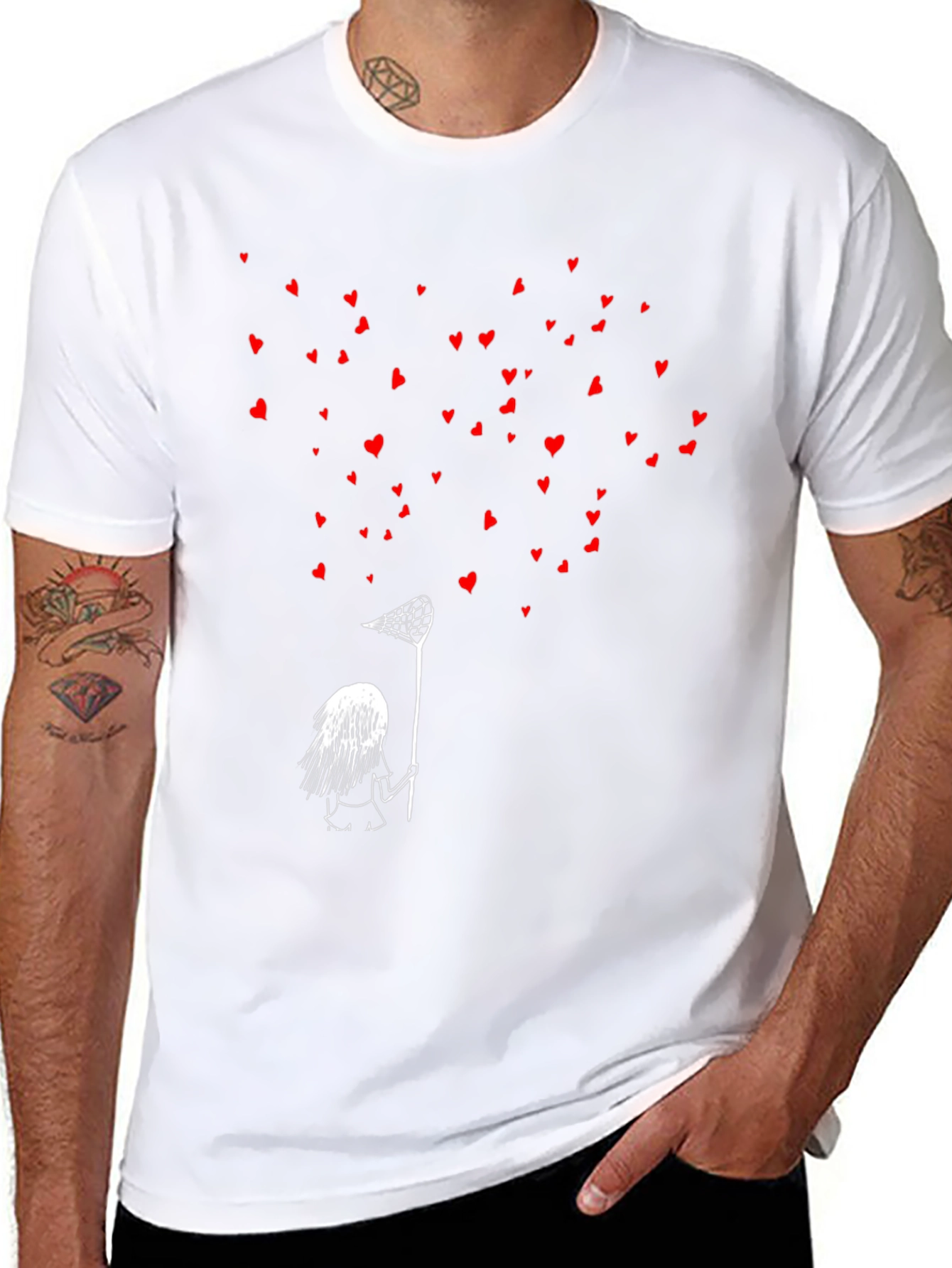 Heart Catcher T-Shirt - Express Your Love