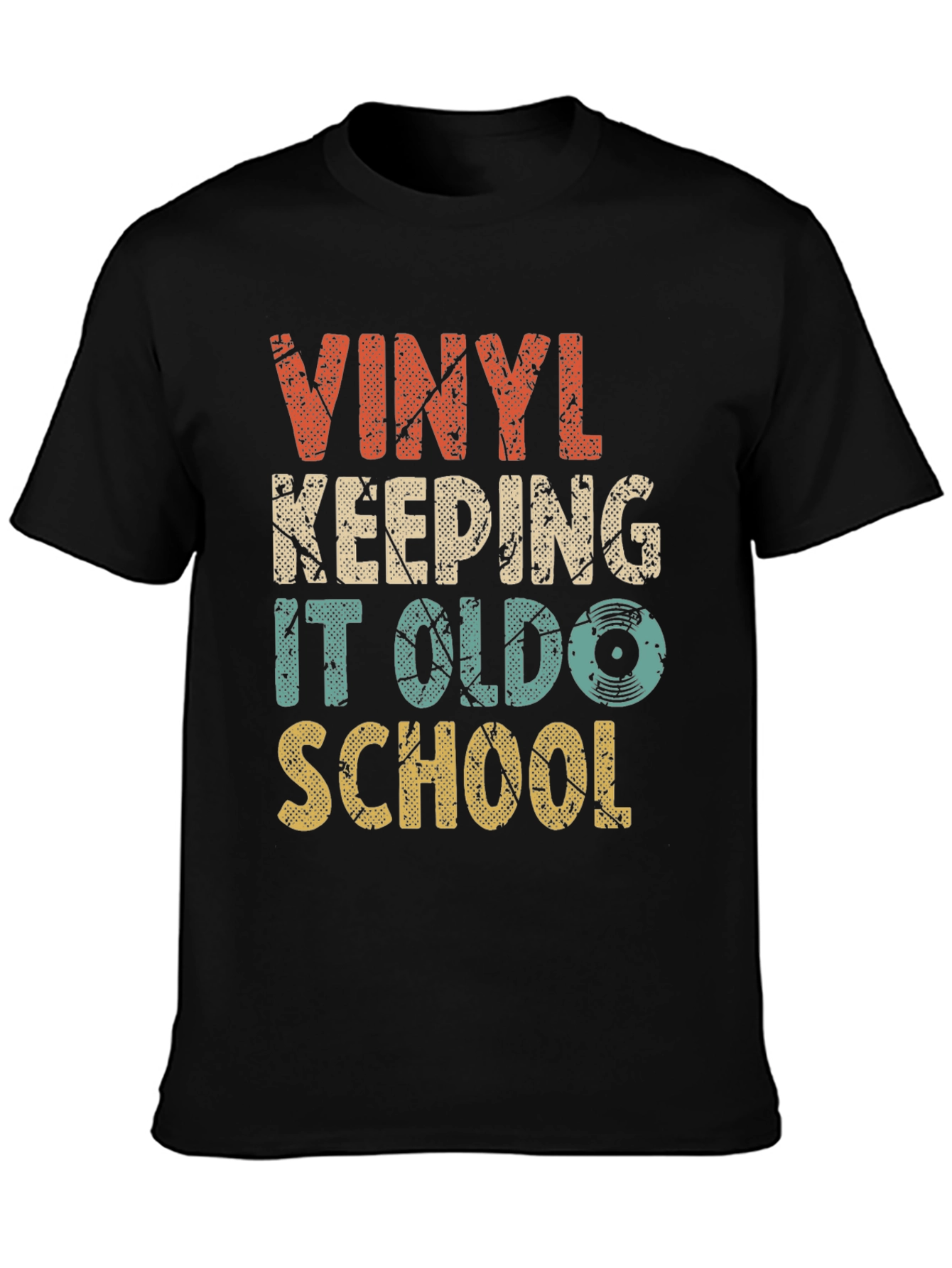 Vinyl Keeping It Old School Graphic Tee