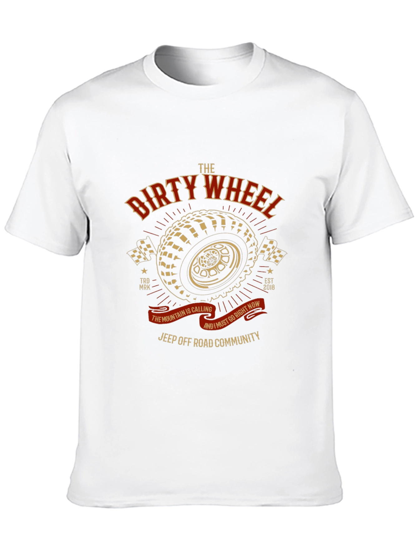 Dirty Wheel Jeep Off-Road Community T-Shirt