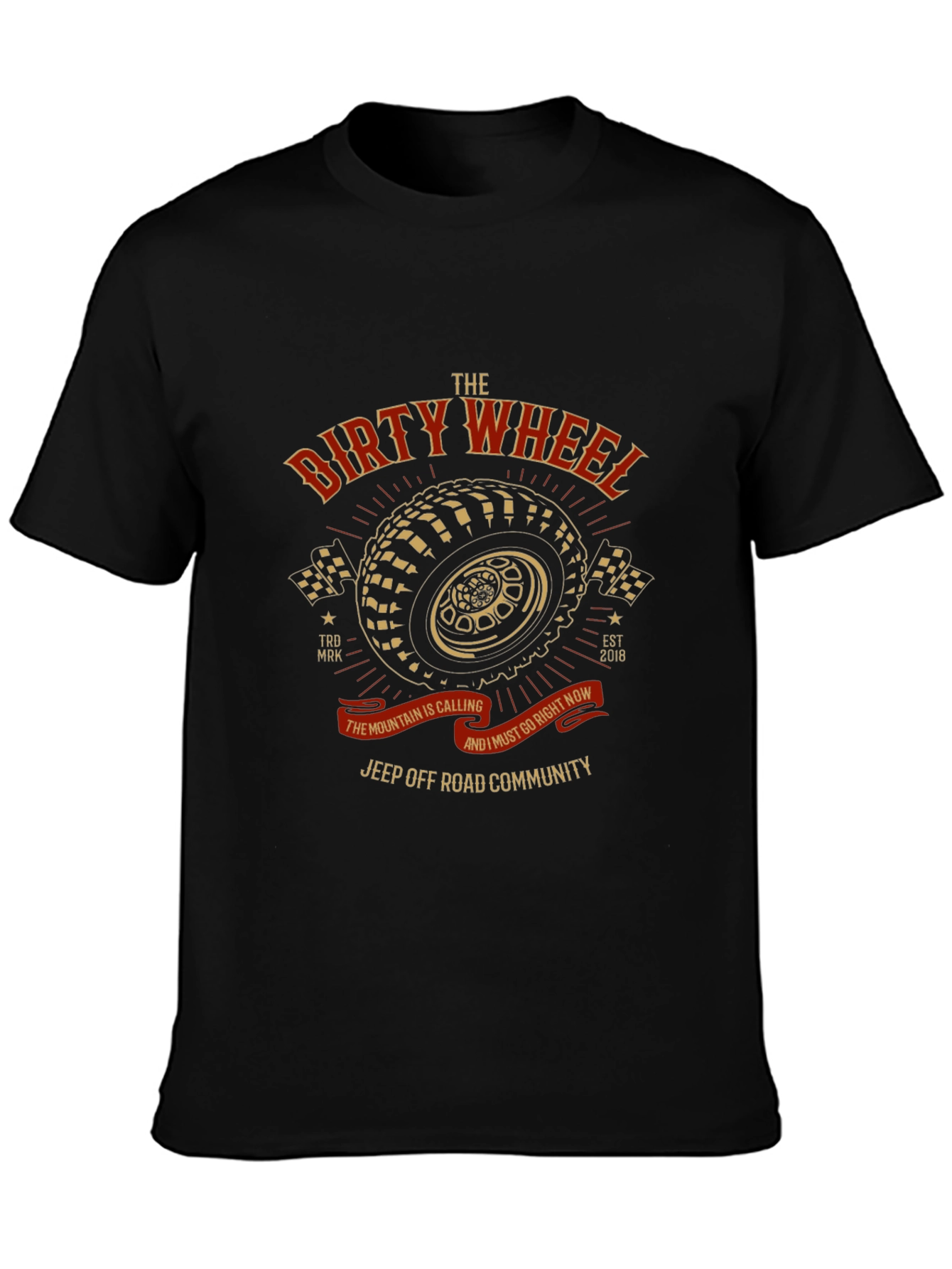 Dirty Wheel Jeep Off-Road Community T-Shirt
