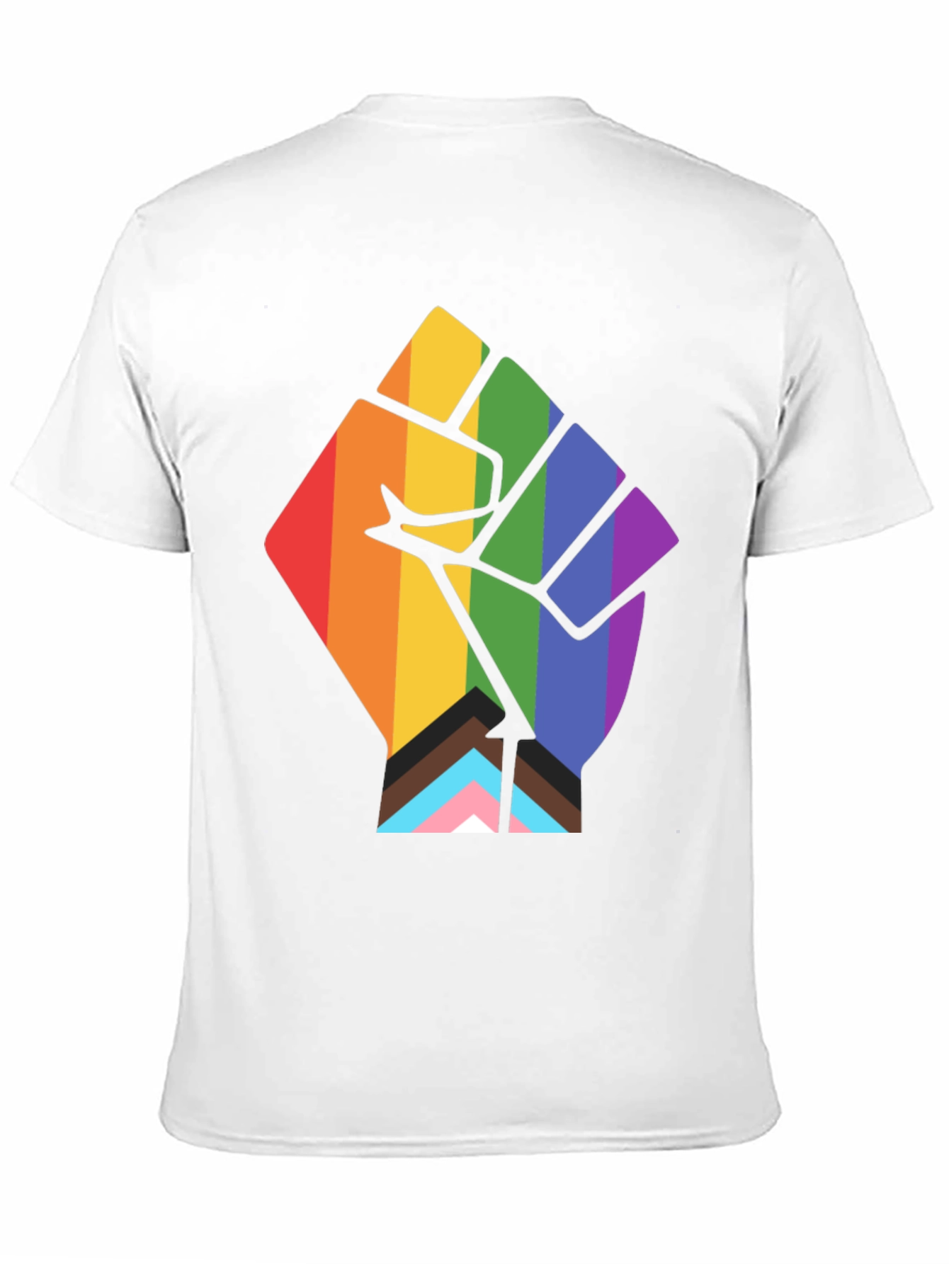 Pride Fist T-Shirt - Black - LGBTQ+ Ally
