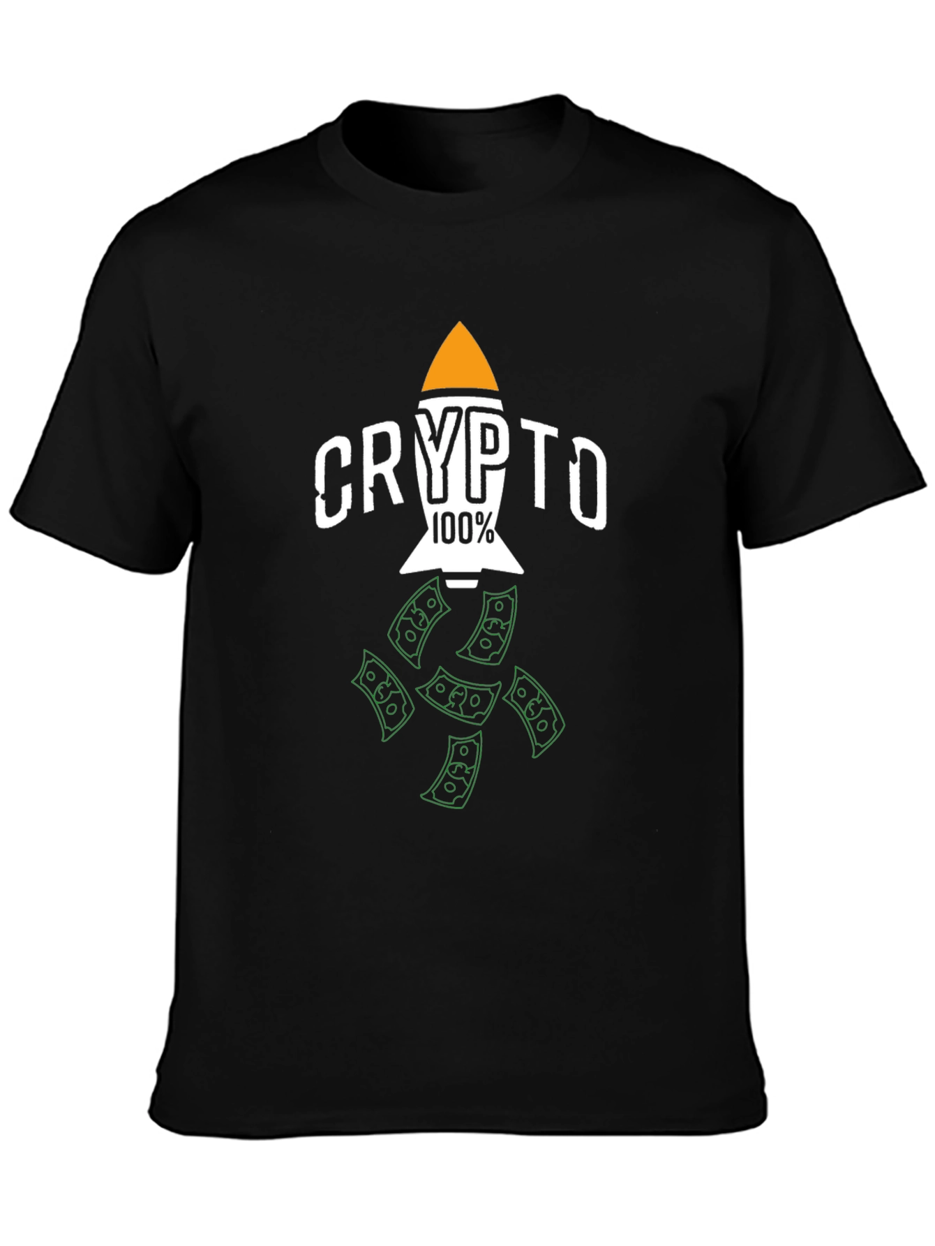 Crypto Rocket 100% T-Shirt
