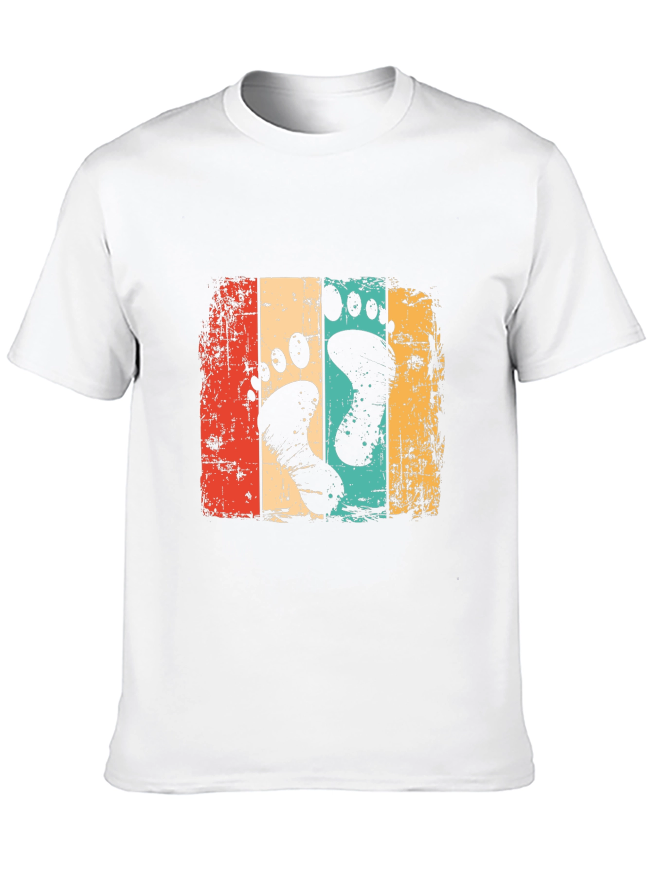 Retro Footprint Graphic Tee