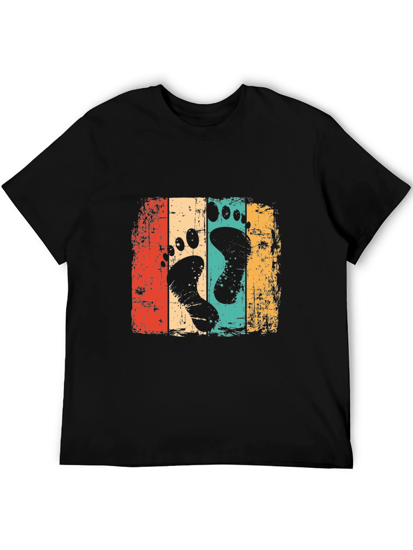 Retro Footprint Graphic Tee