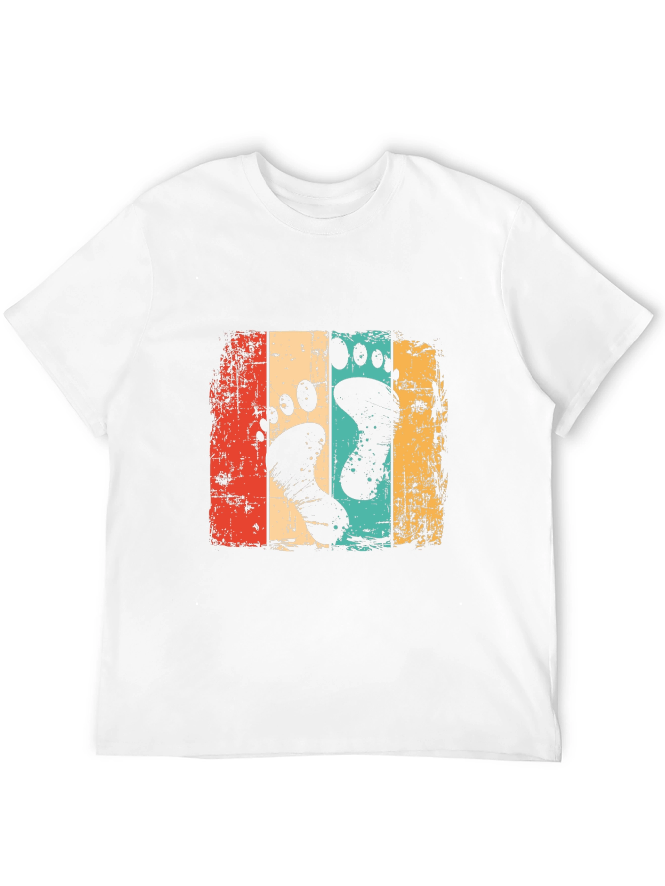 Retro Footprint Graphic Tee