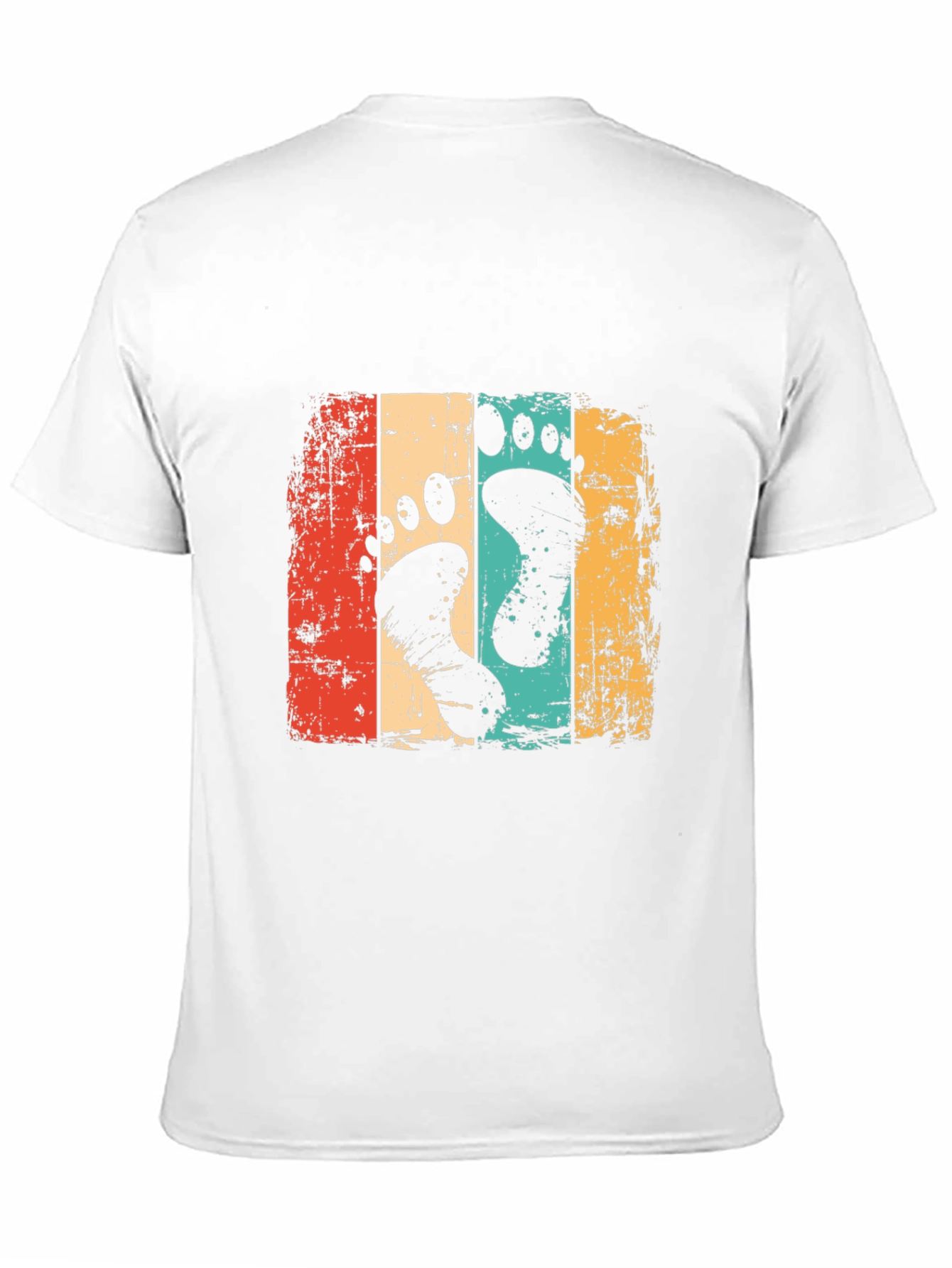 Retro Footprint Graphic Tee