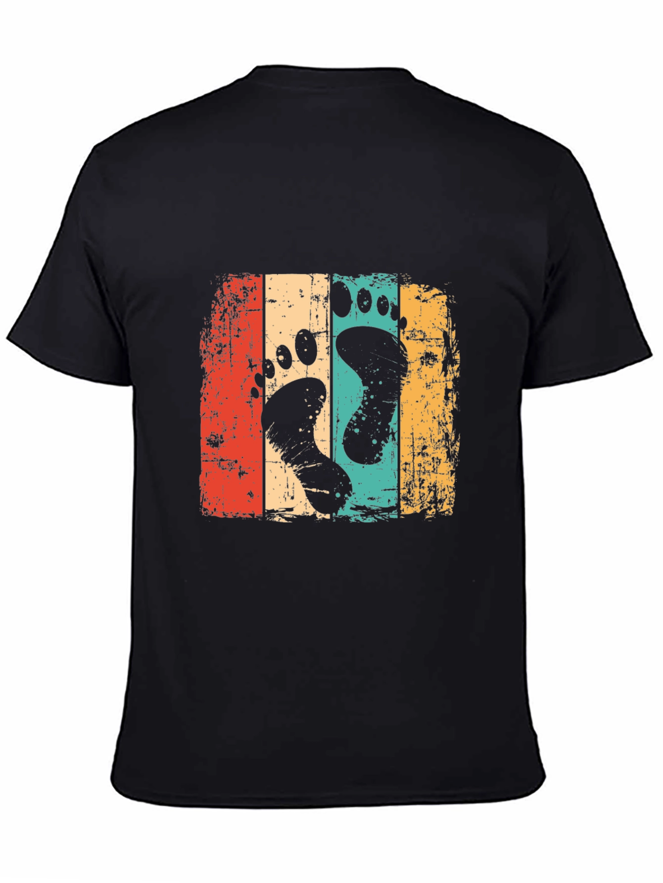 Retro Footprint Graphic Tee