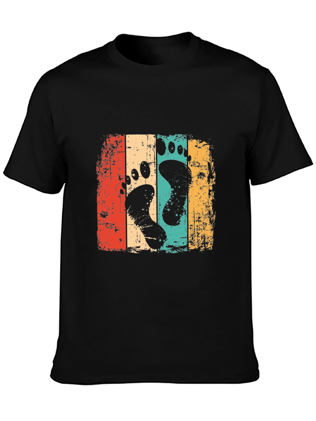 Retro Footprint Graphic Tee