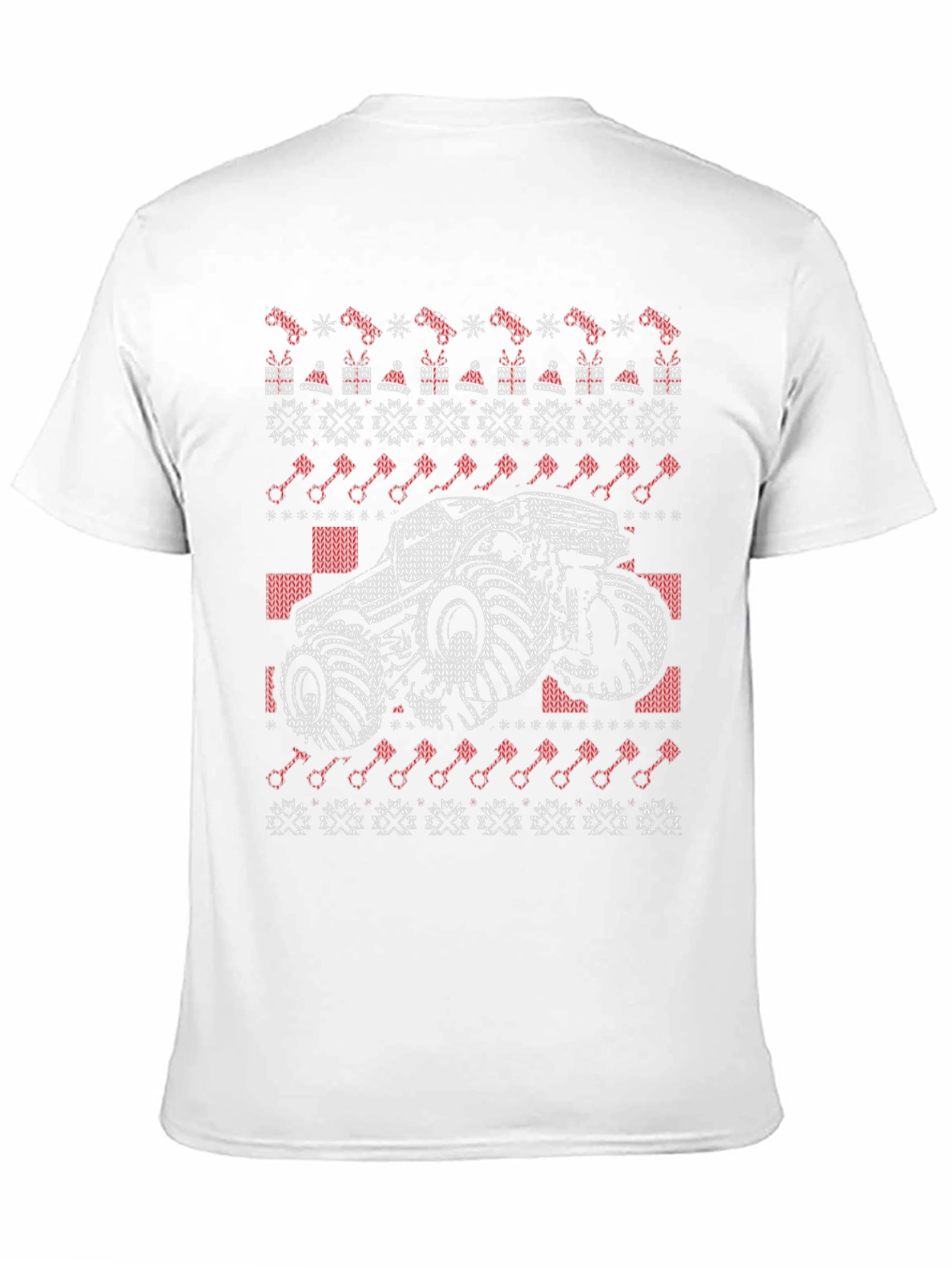 Monster Truck Ugly Christmas Sweater T-Shirt