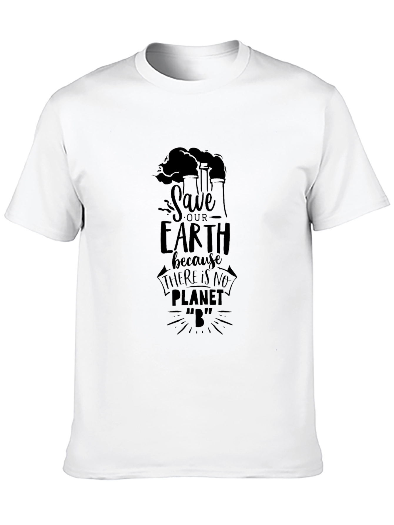 Save Our Earth Black Graphic Tee