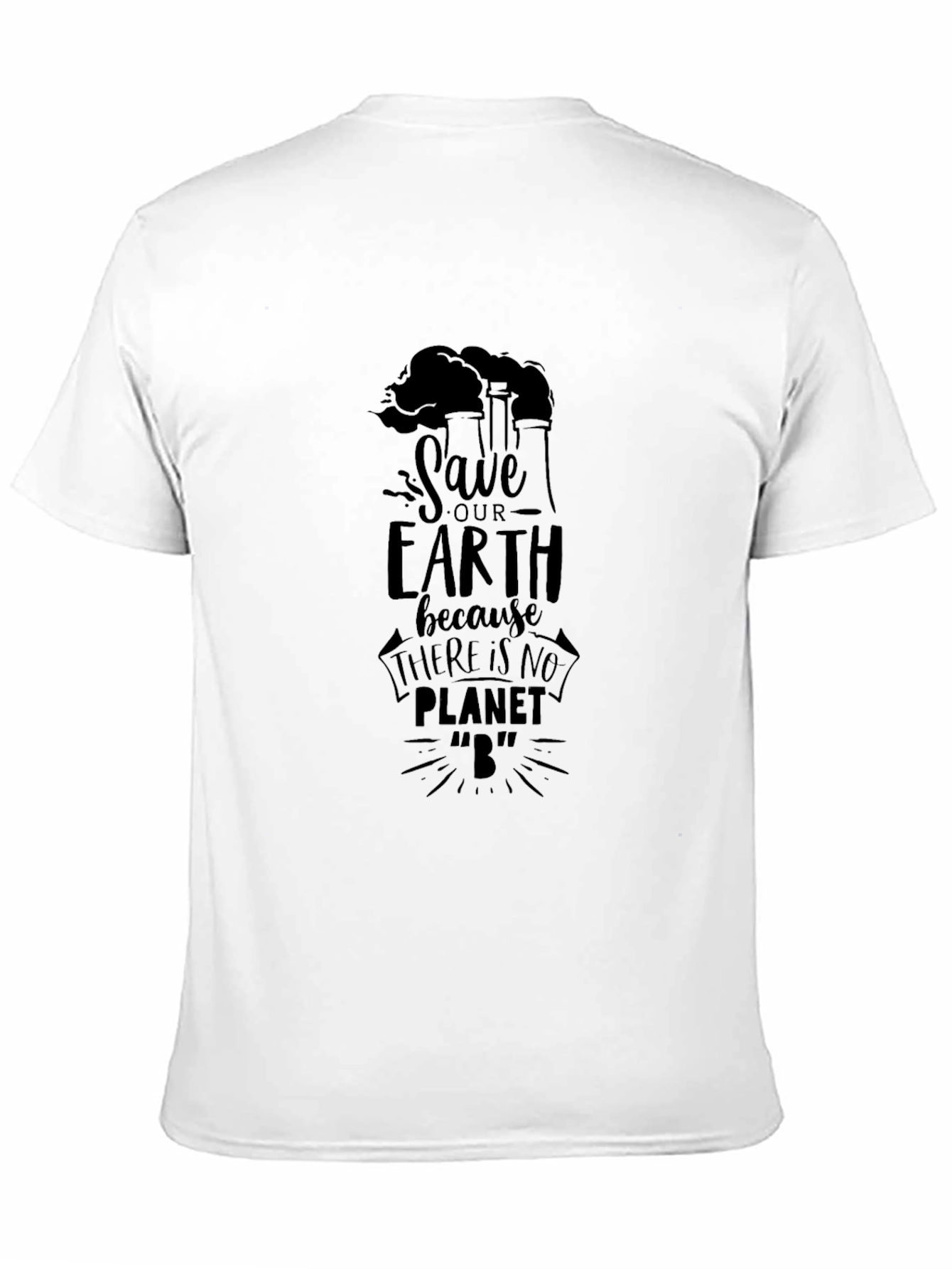 Save Our Earth Black Graphic Tee