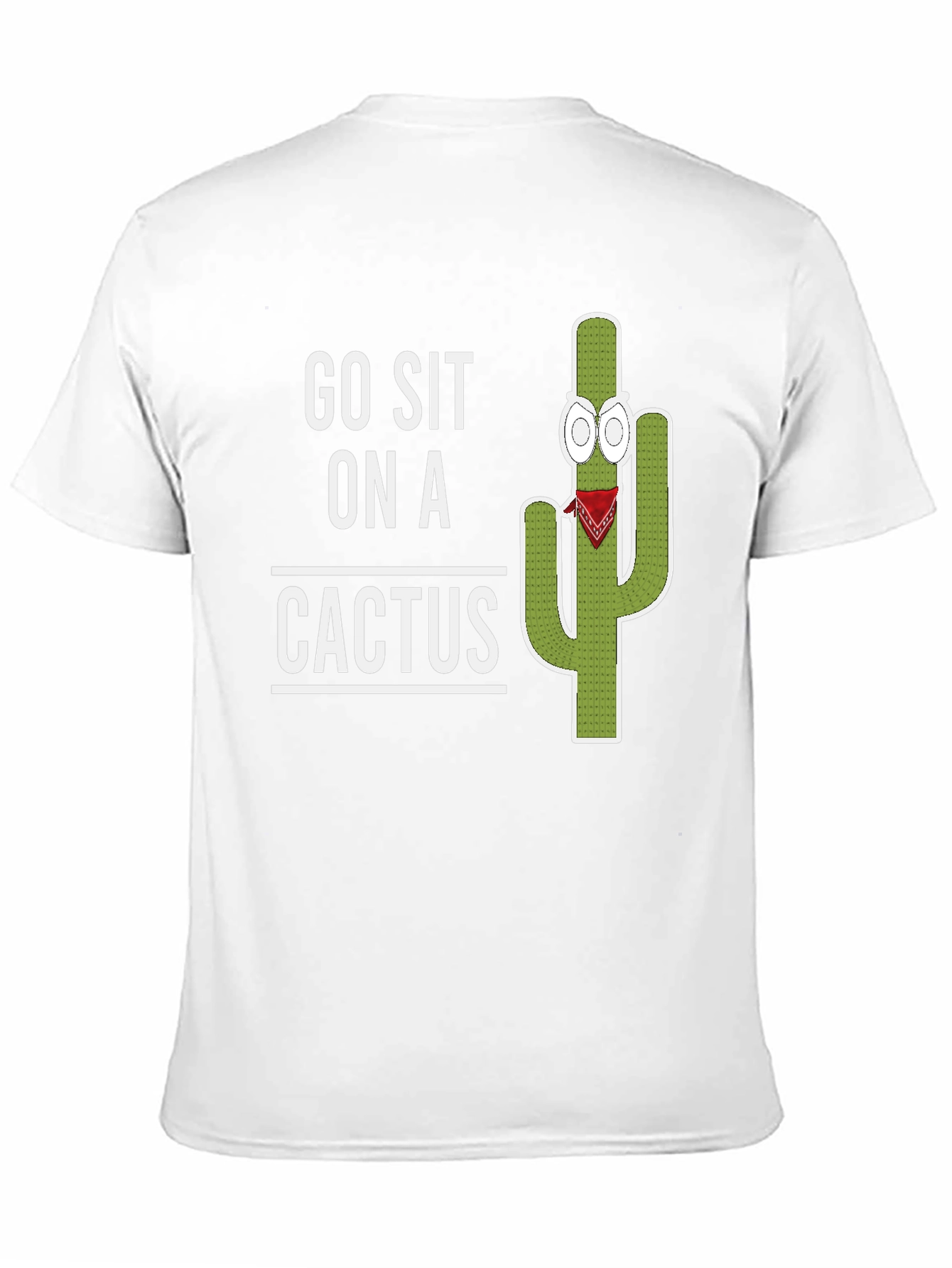 Go Sit On A Cactus Graphic T-Shirt