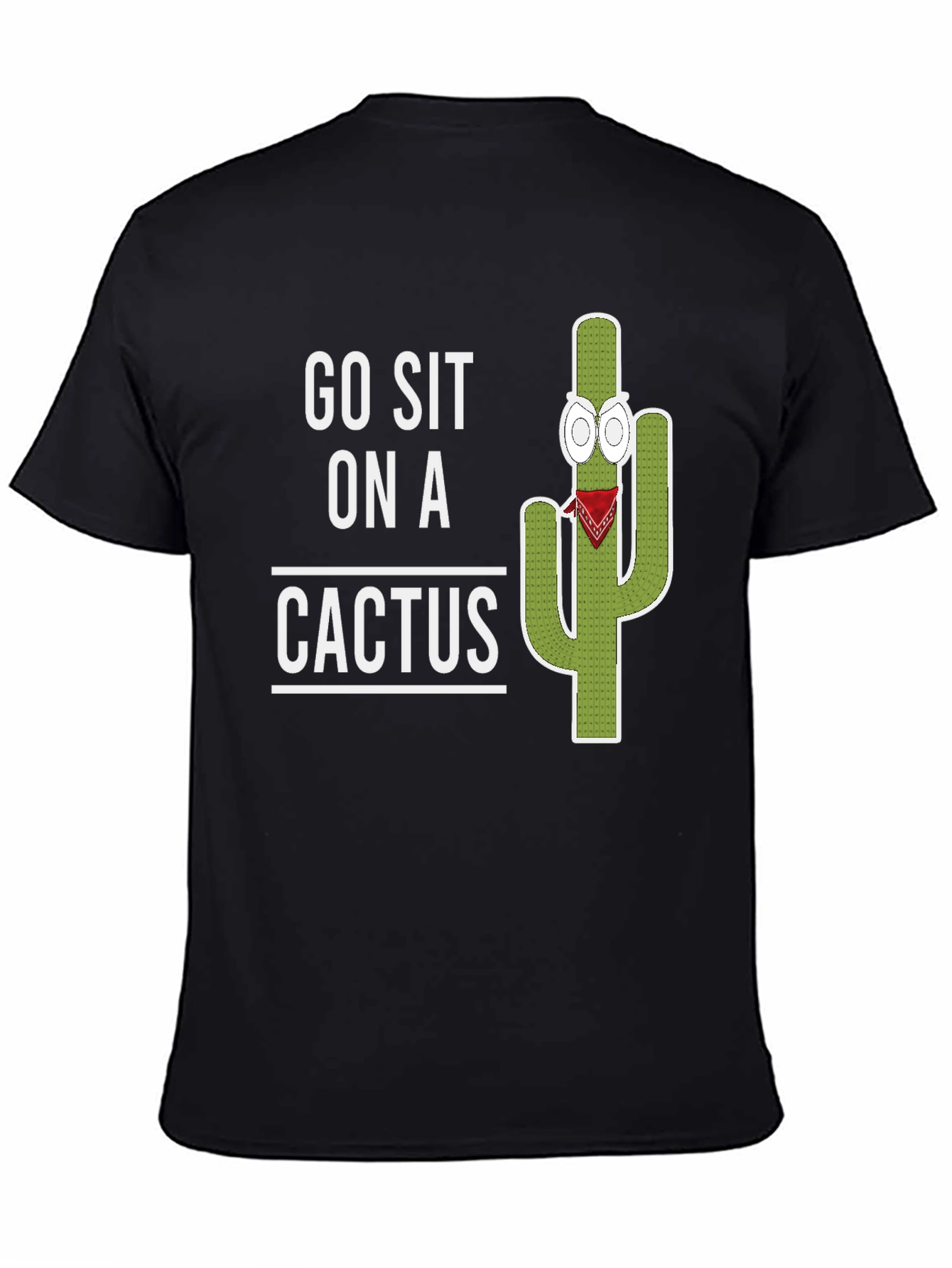 Go Sit On A Cactus Graphic T-Shirt