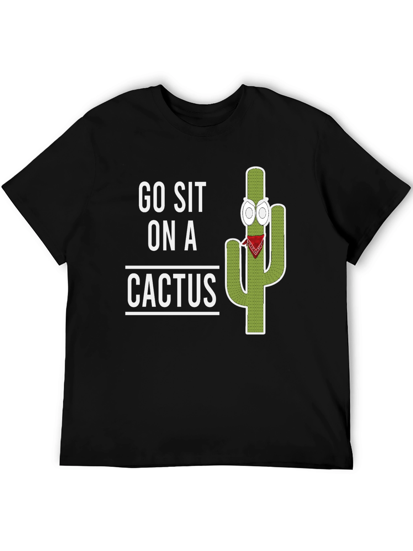 Go Sit On A Cactus Graphic T-Shirt
