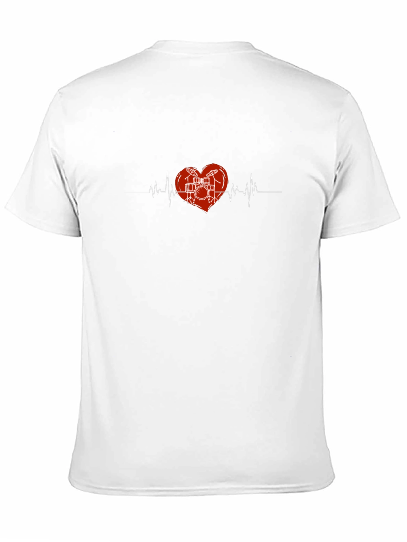 Drummer Heartbeat Graphic T-Shirt