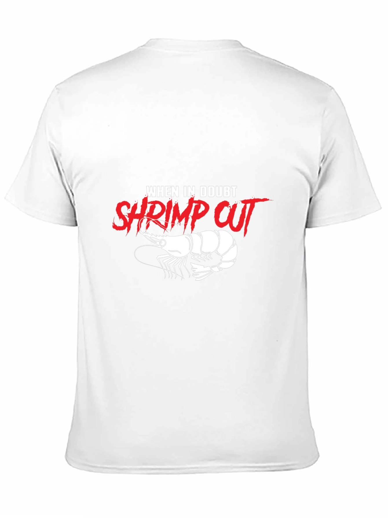 Shrimp Cut Graphic T-Shirt - Black