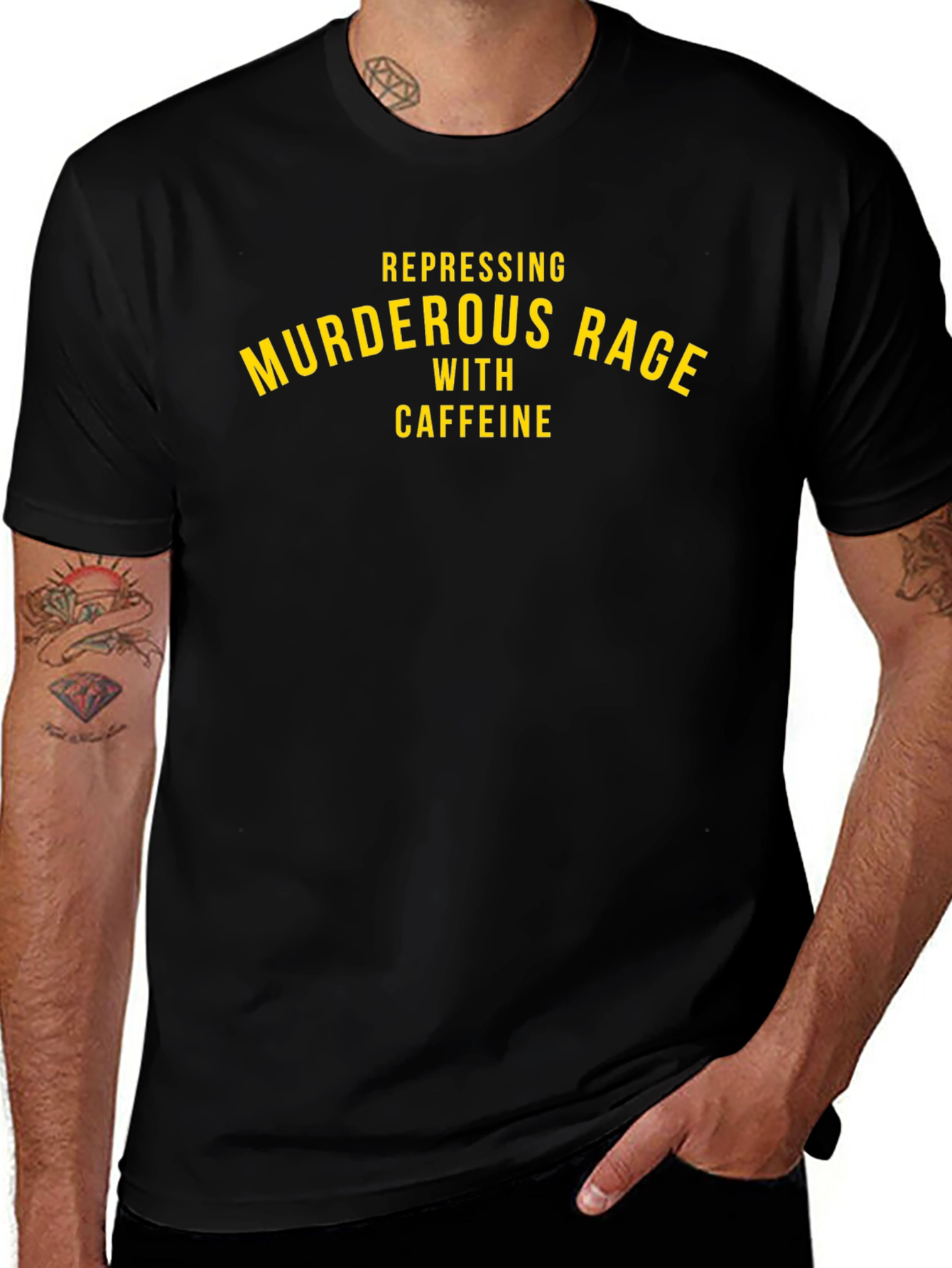 Repressing Murderous Rage T-Shirt - Black