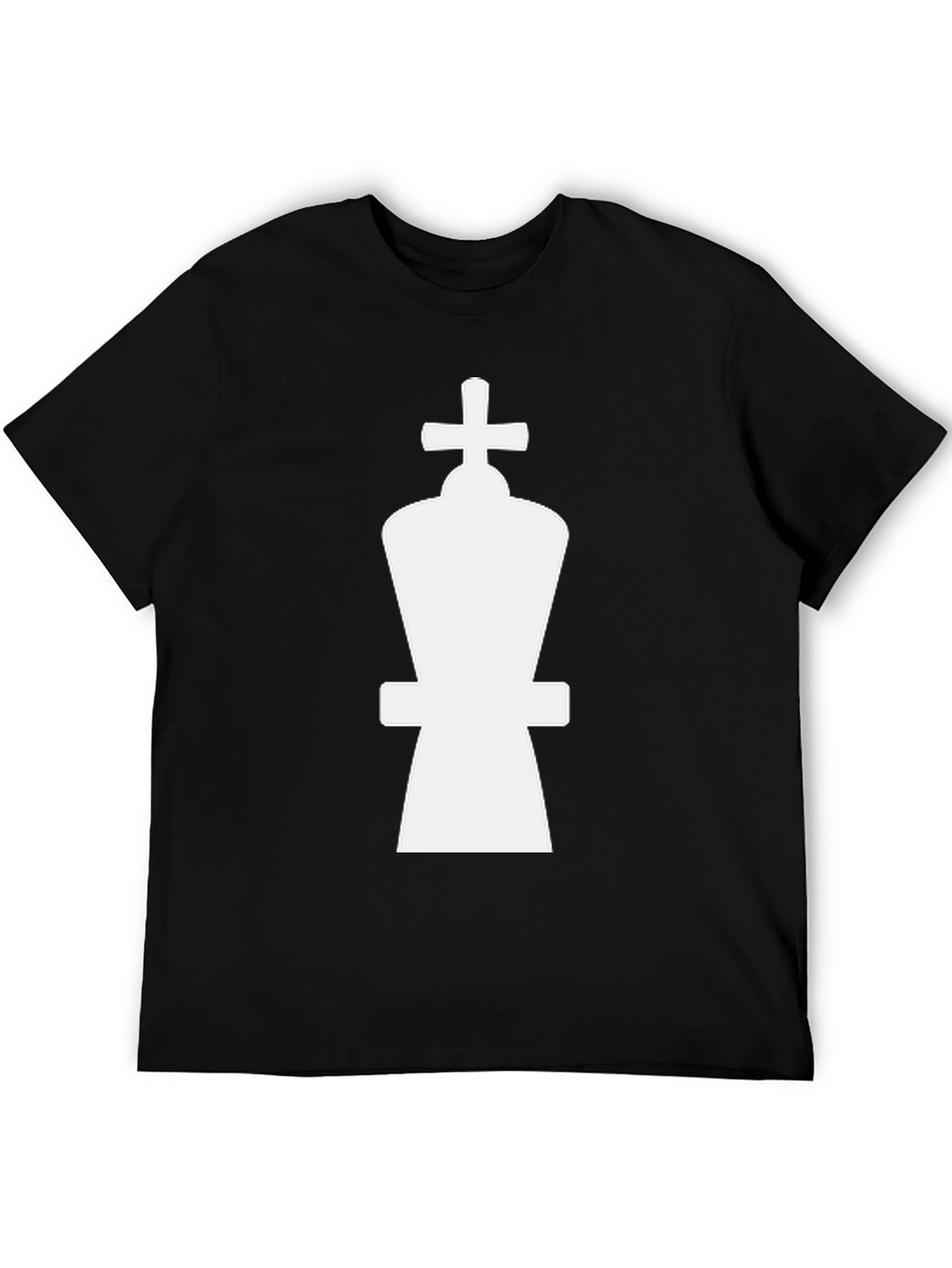 Chess King Graphic T-Shirt - Black