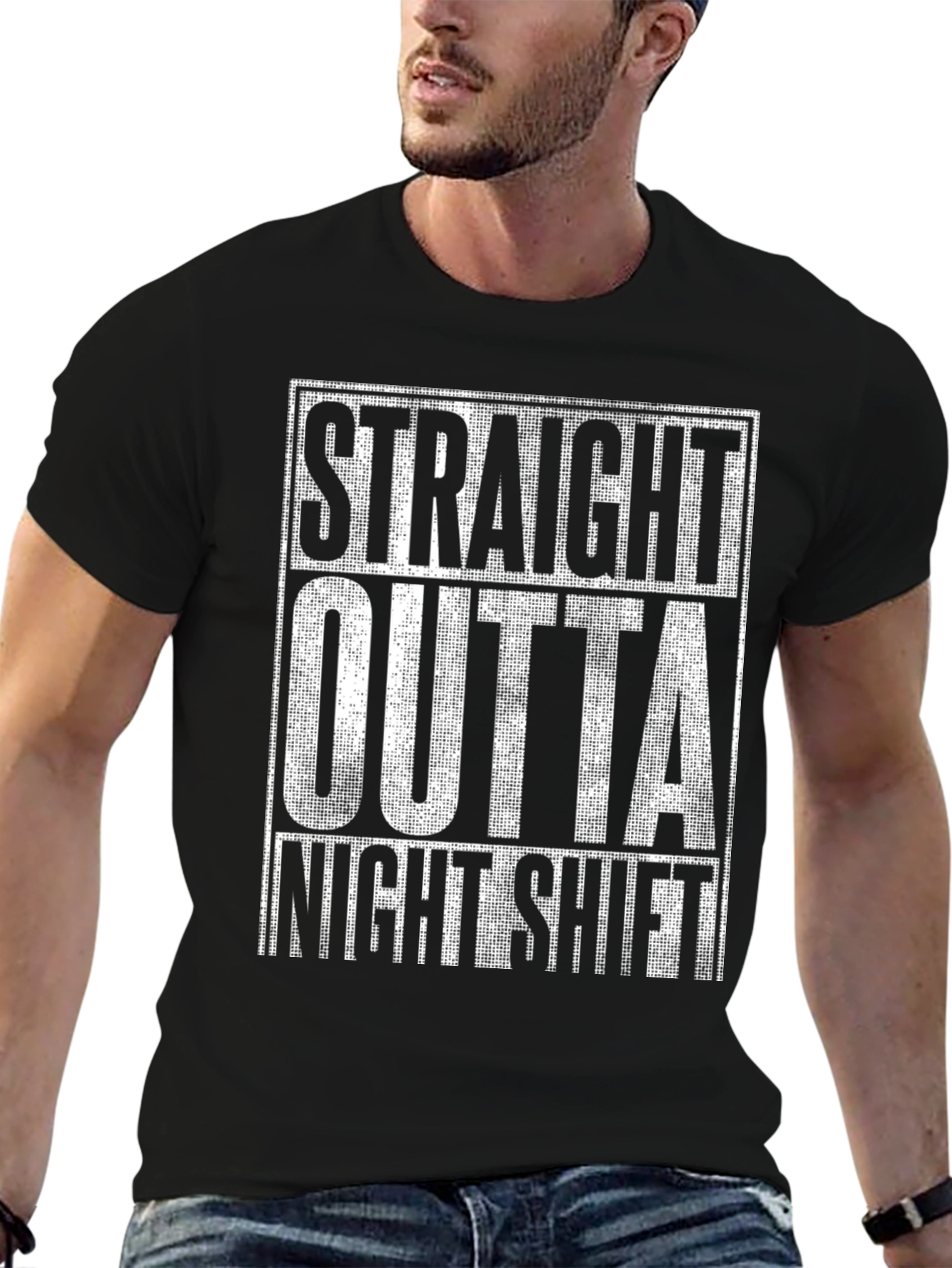 Straight Outta Night Shift Graphic Tee