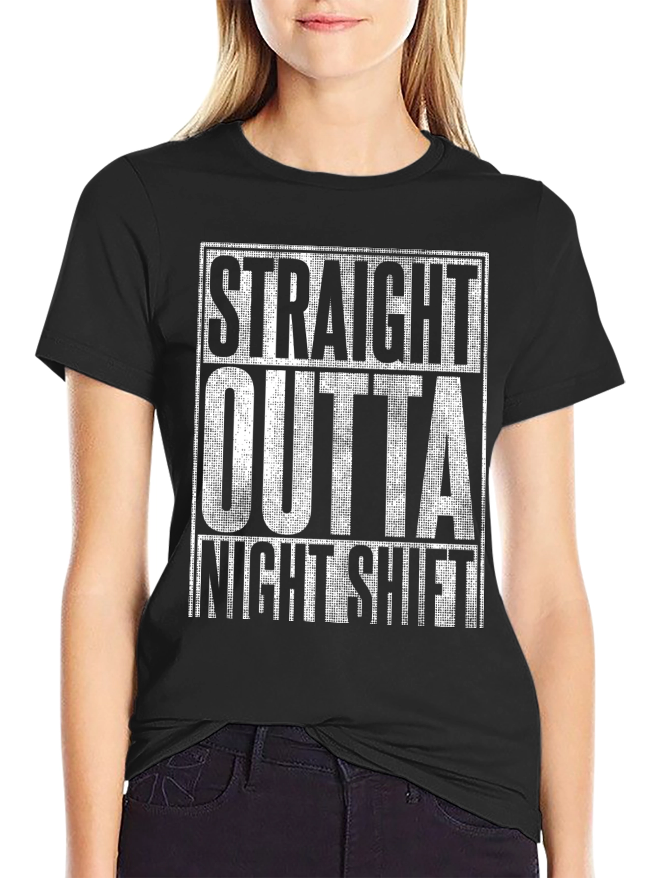 Straight Outta Night Shift Graphic Tee