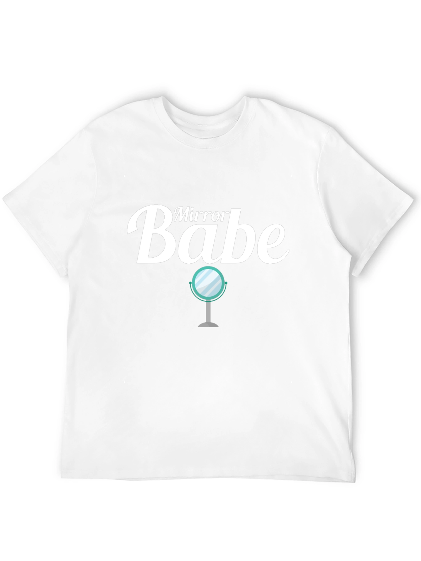 Mirror Babe Graphic Tee - Trendy Casual Wear