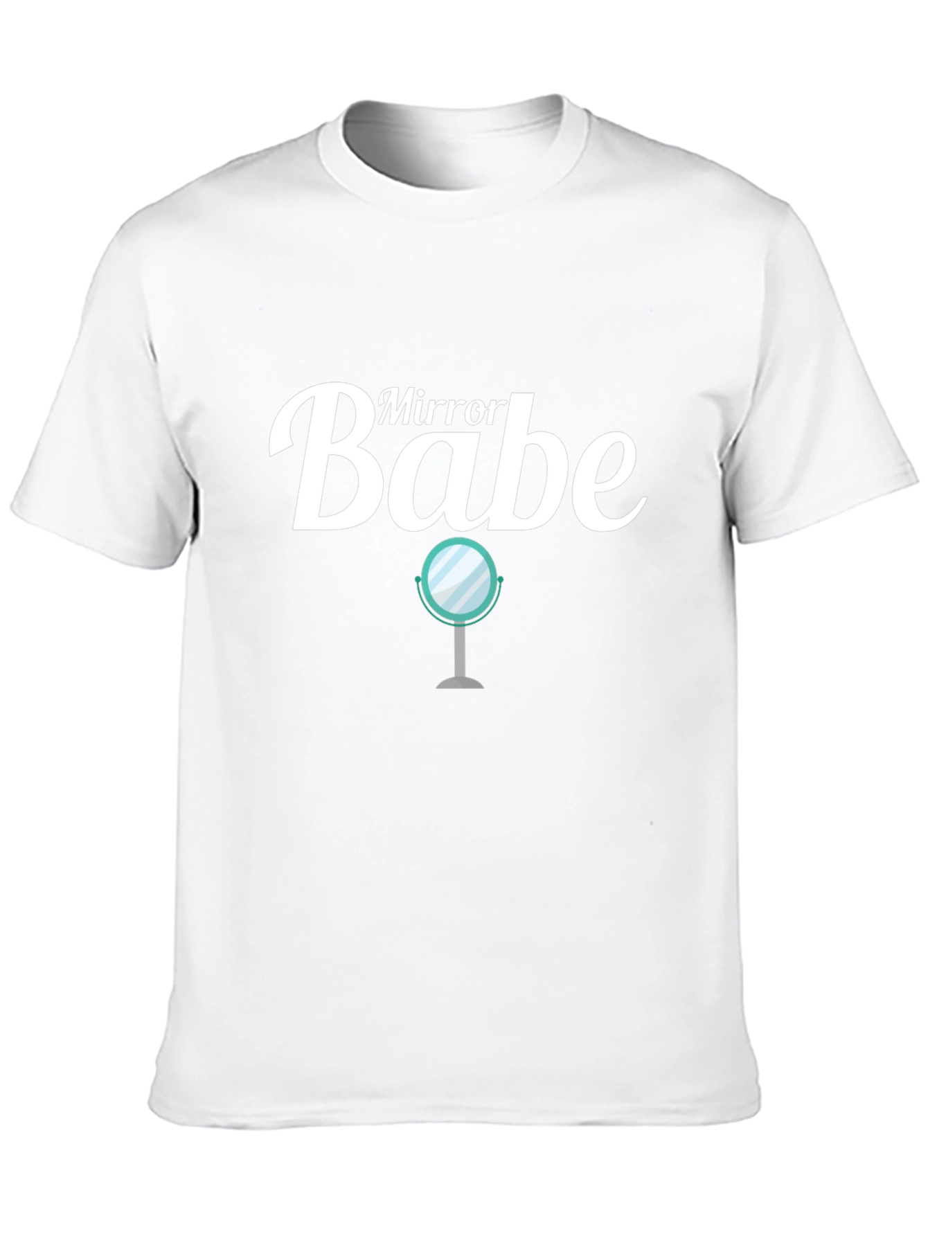 Mirror Babe Graphic Tee - Trendy Casual Wear