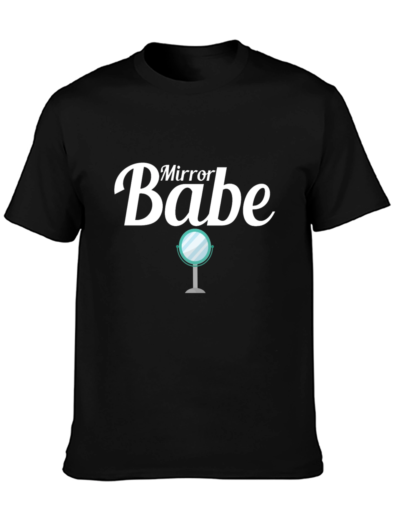 Mirror Babe Graphic Tee - Trendy Casual Wear