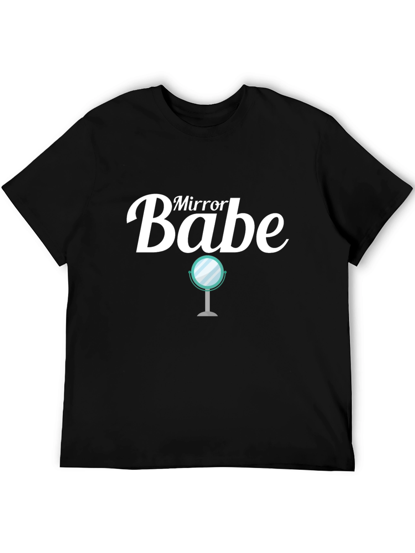 Mirror Babe Graphic Tee - Trendy Casual Wear