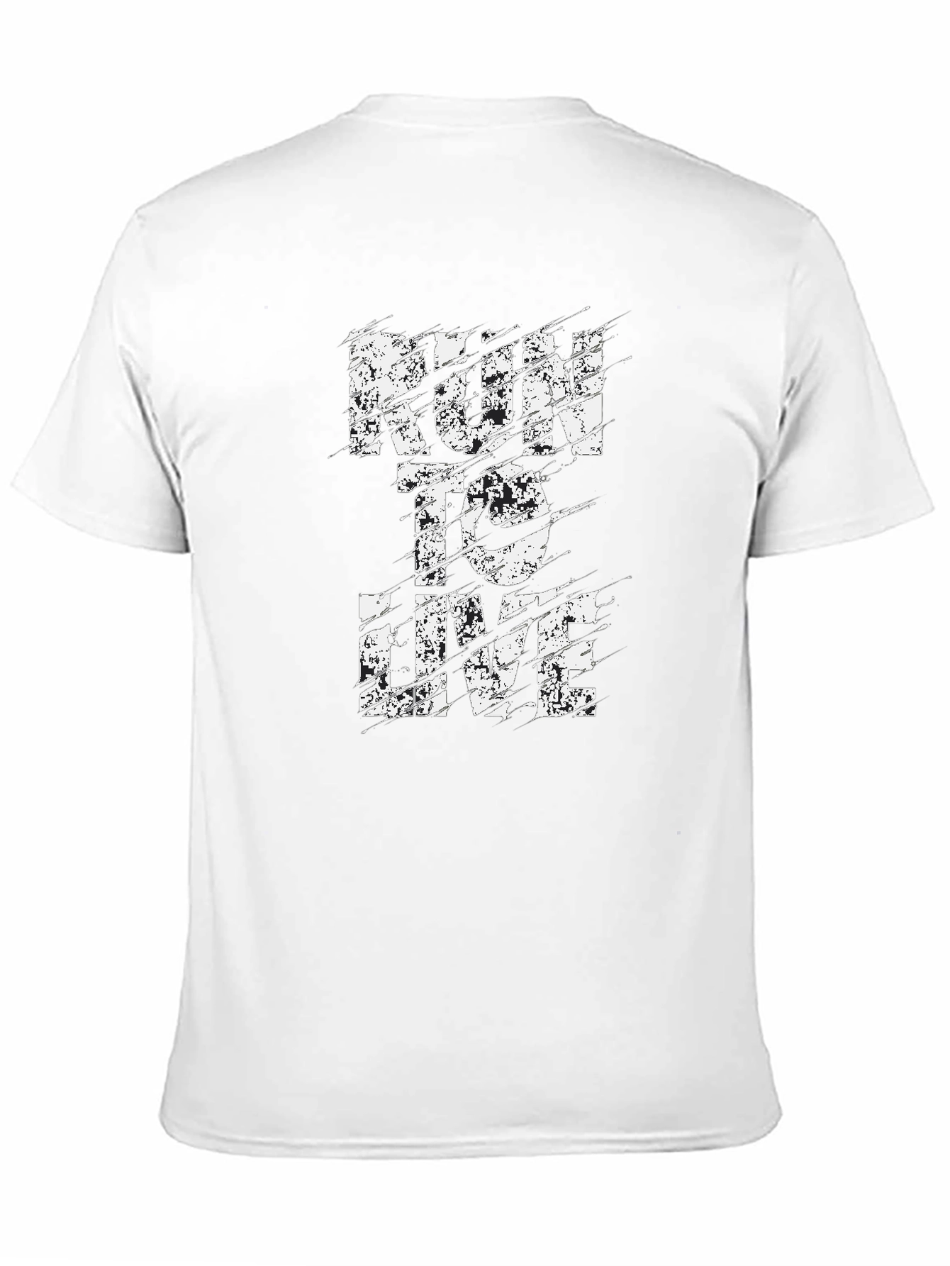 Run to Live Graphic Print T-Shirt