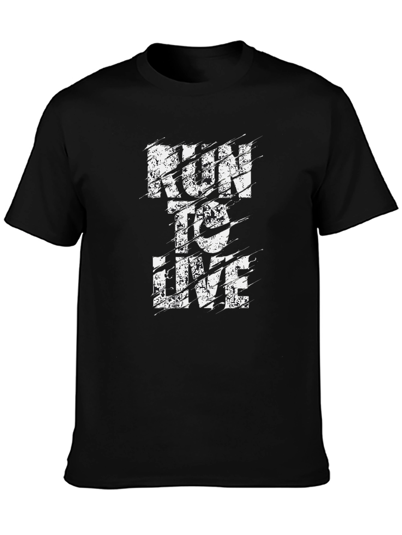 Run to Live Graphic Print T-Shirt