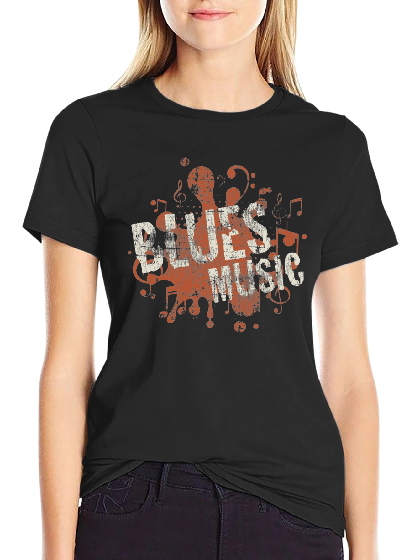 Blues Music Graphic T-Shirt