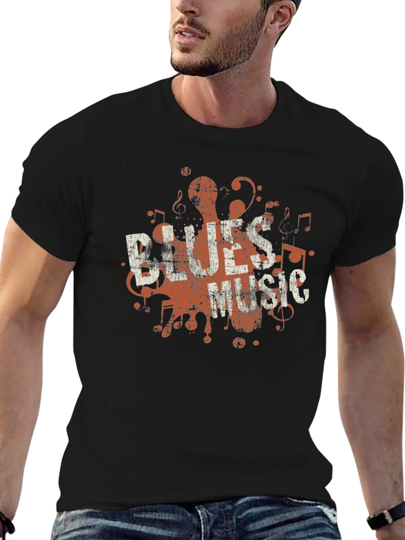 Blues Music Graphic T-Shirt