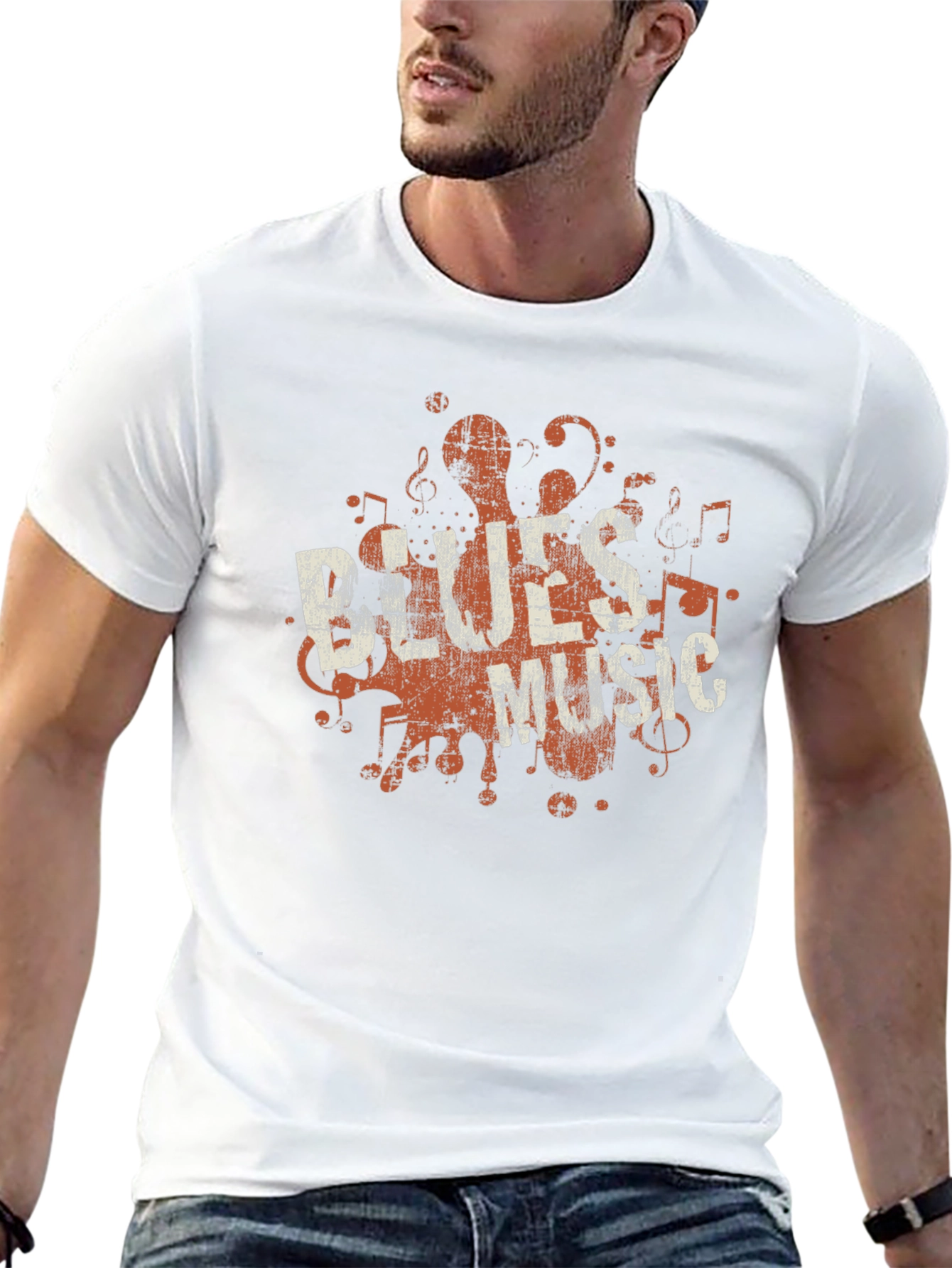 Blues Music Graphic T-Shirt