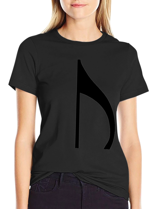 Mens Black T-Shirt with Abstract Graphic