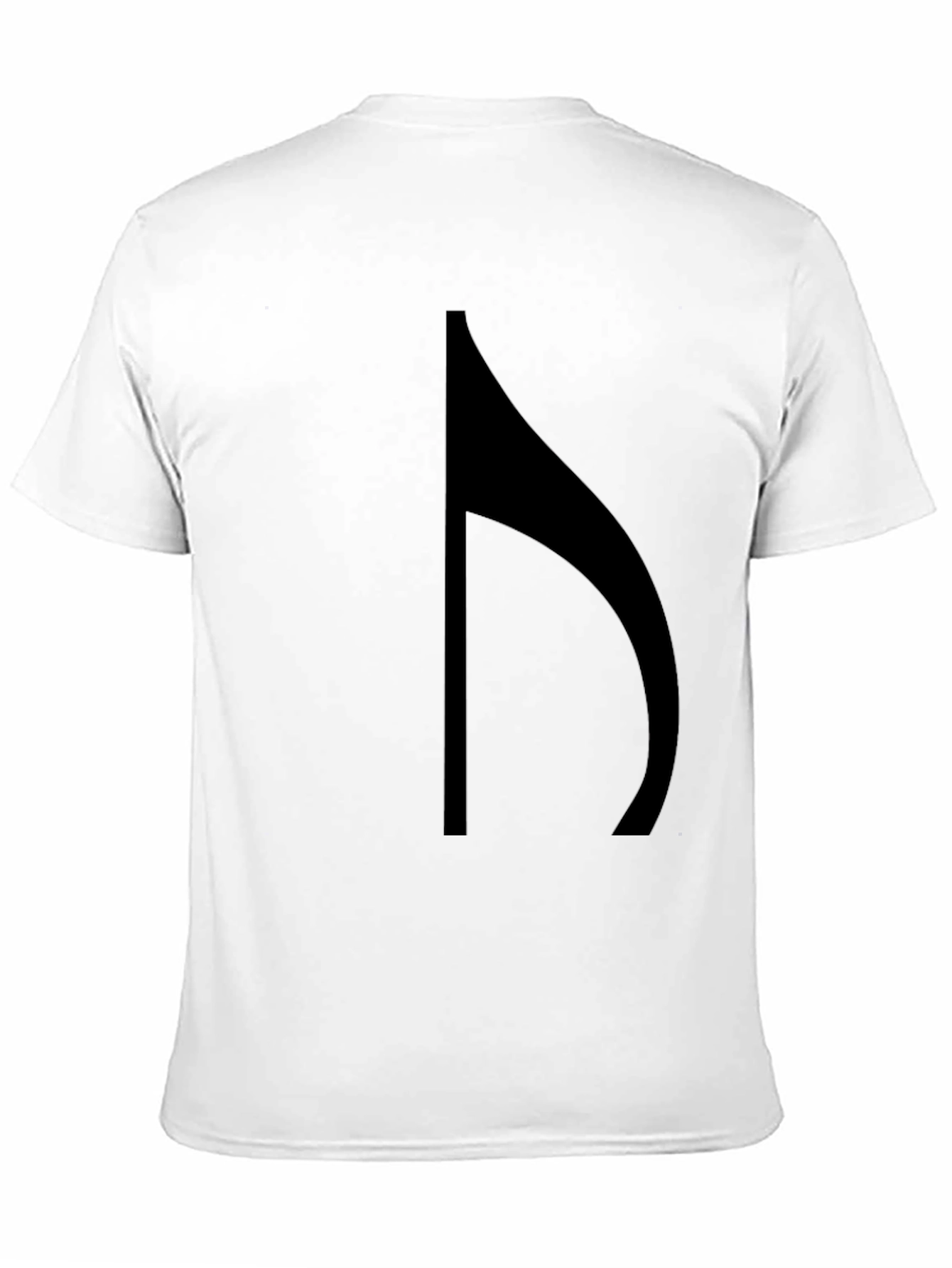 Mens Black T-Shirt with Abstract Graphic