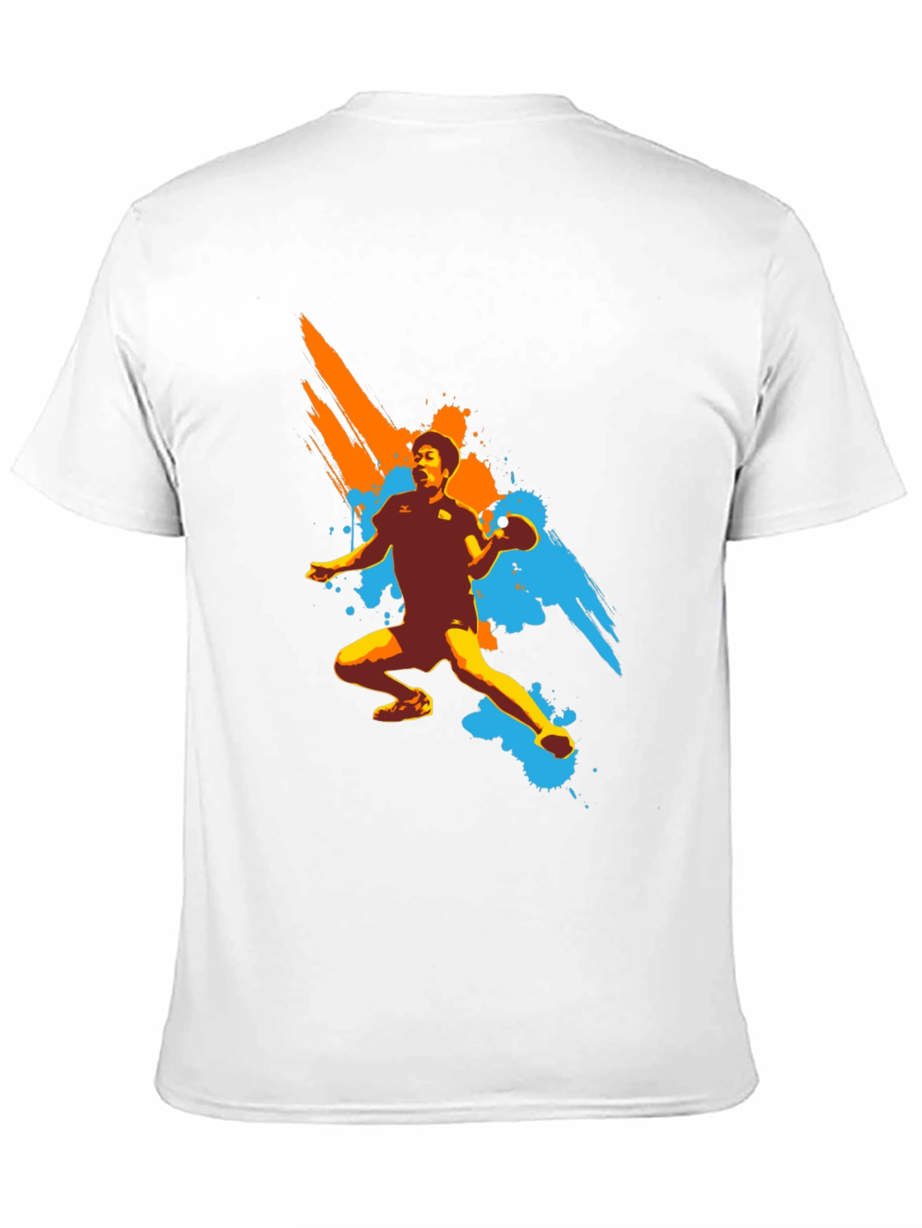 Mens Table Tennis Graphic Tee - Black