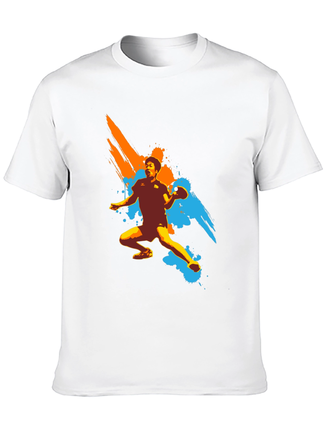 Mens Table Tennis Graphic Tee - Black